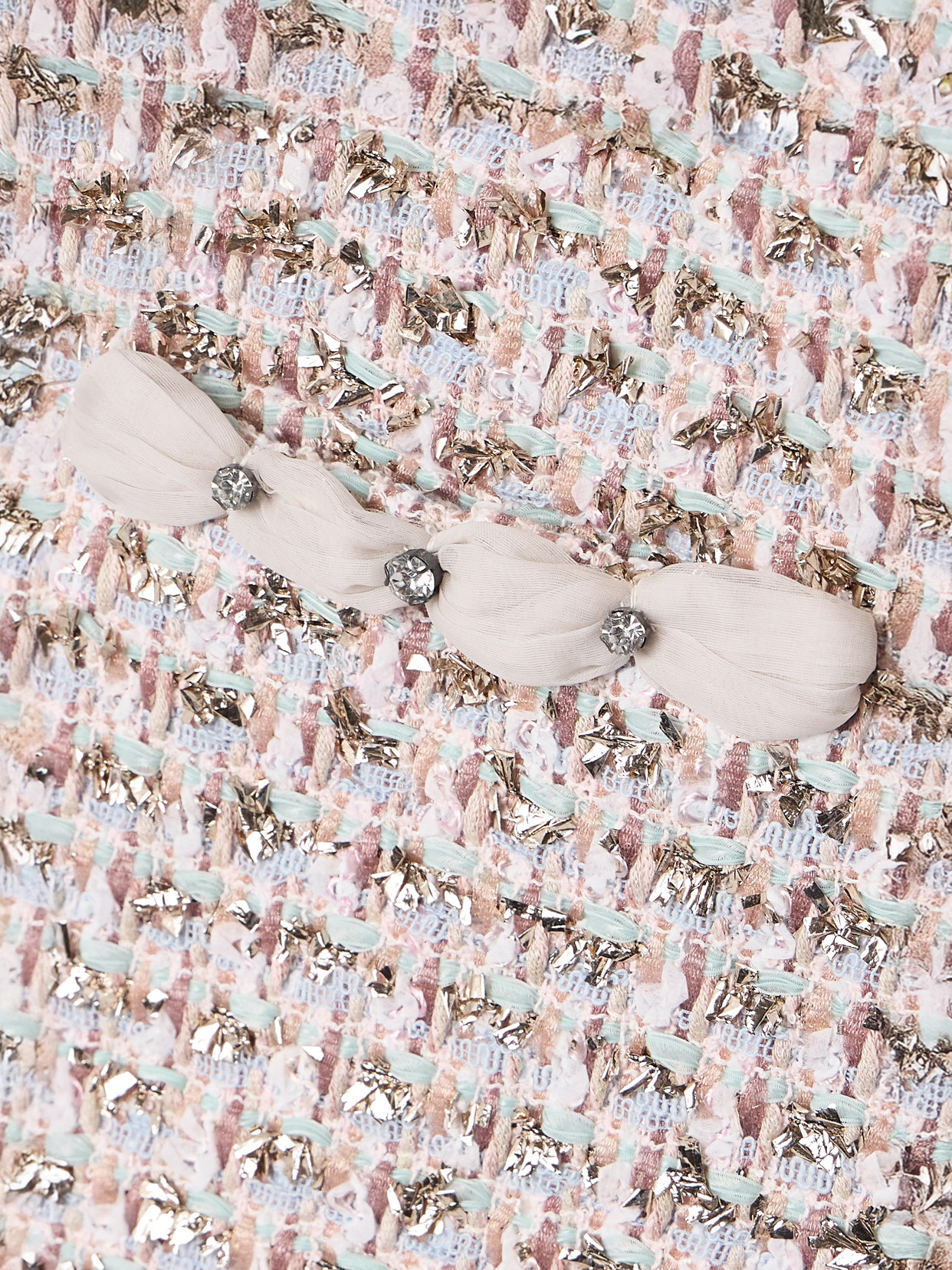 Garavani - Embellished Metallic Tweed Mini