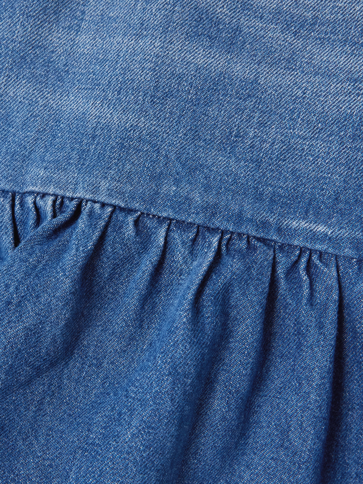 Garavani - Ruffled Denim Mini