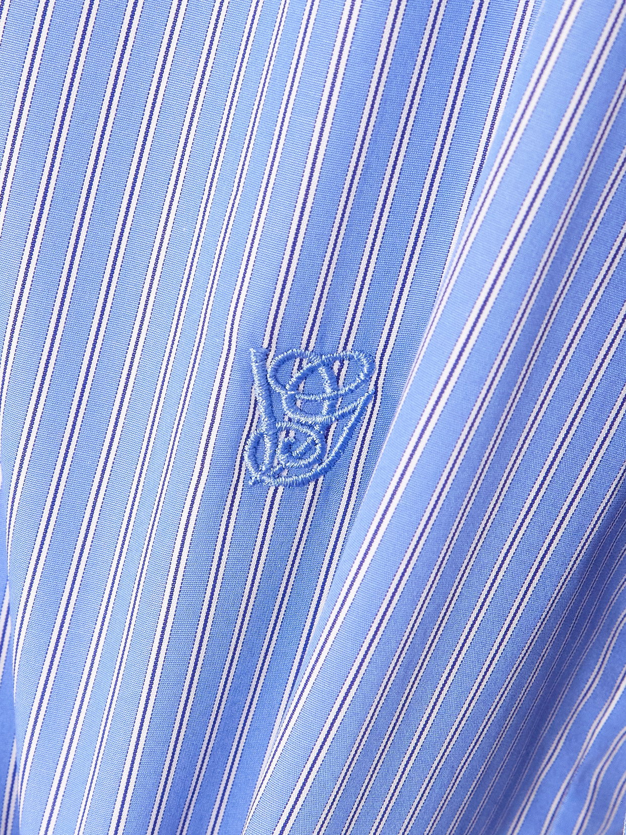 Garavani - Ruffled Striped Cotton-Poplin Shirt
