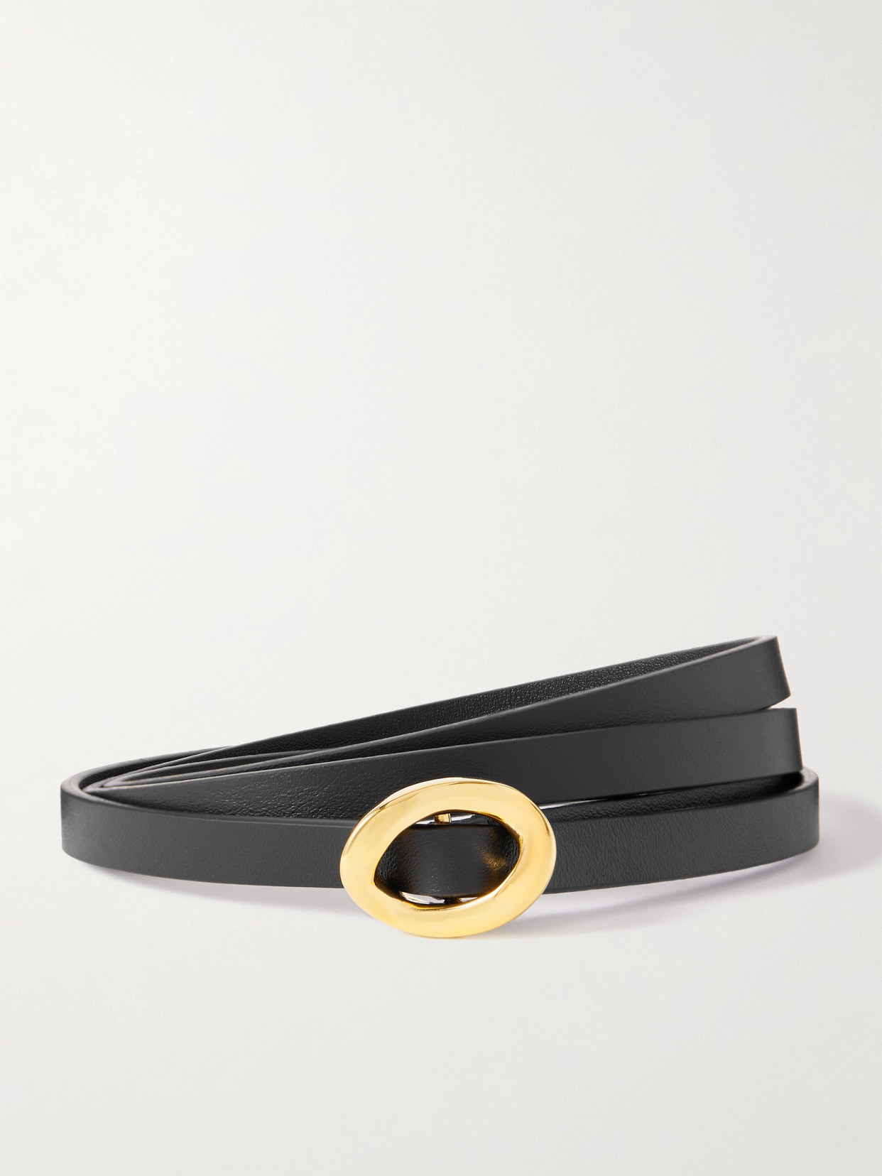 Déhanche - Orbite Leather Waist Belt - Black