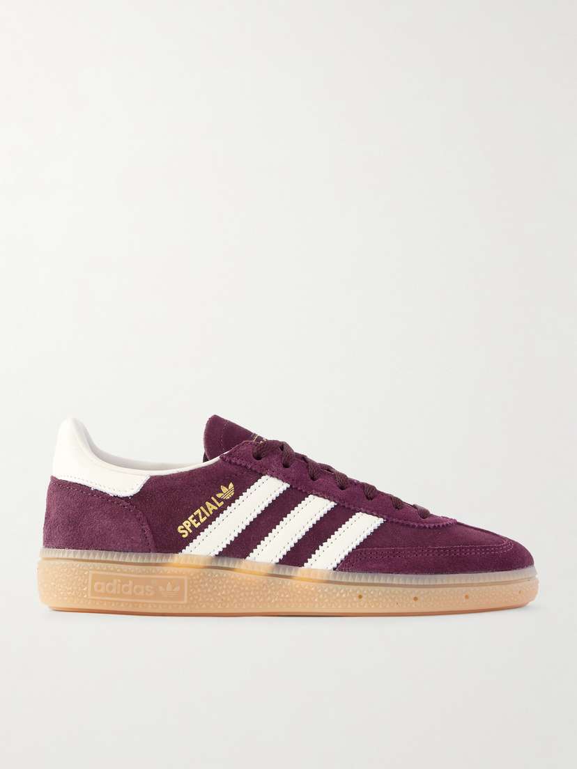 adidas Originals Handball Spezial Leather-trimmed Suede Sneakers