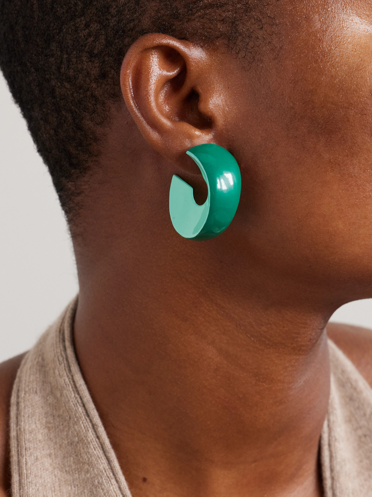 Uncommon Matters Creole Wood Hoop Earrings