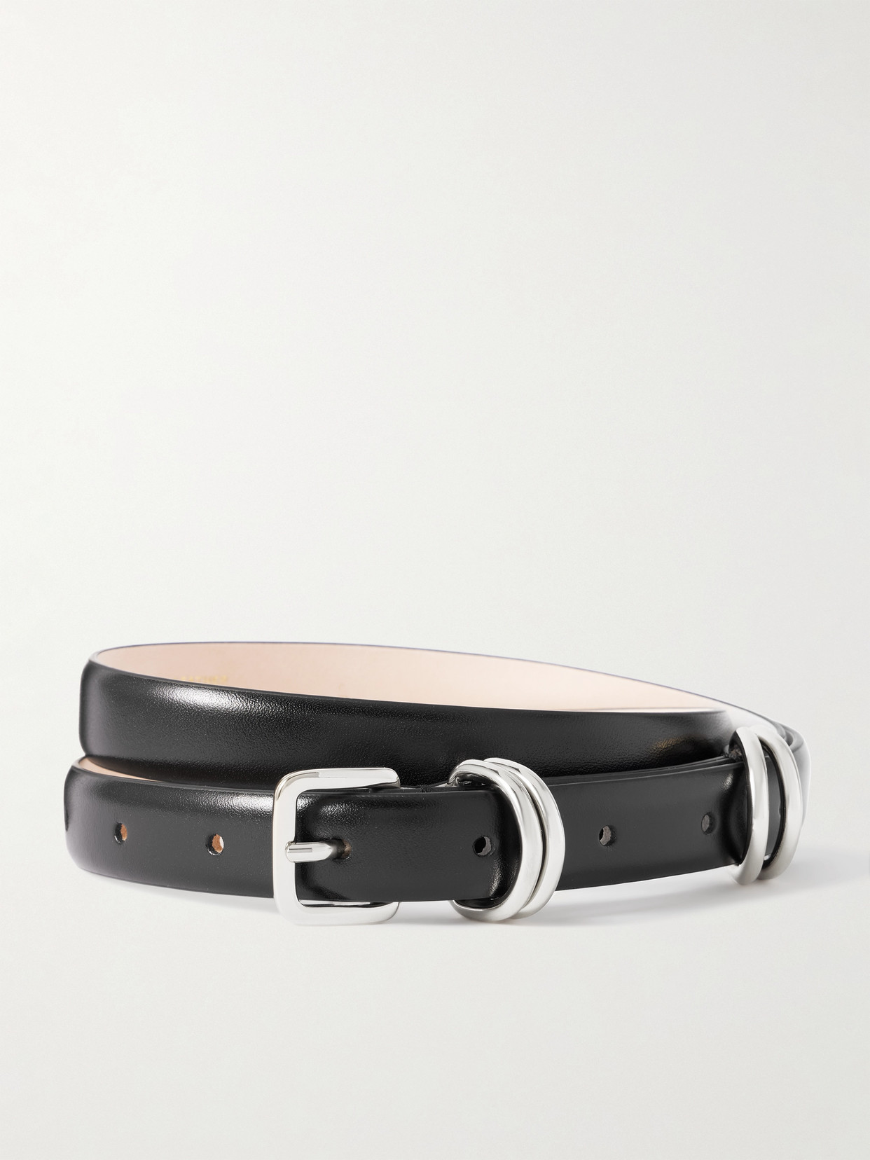 Déhanche - Constance Leather Waist Belt - Black