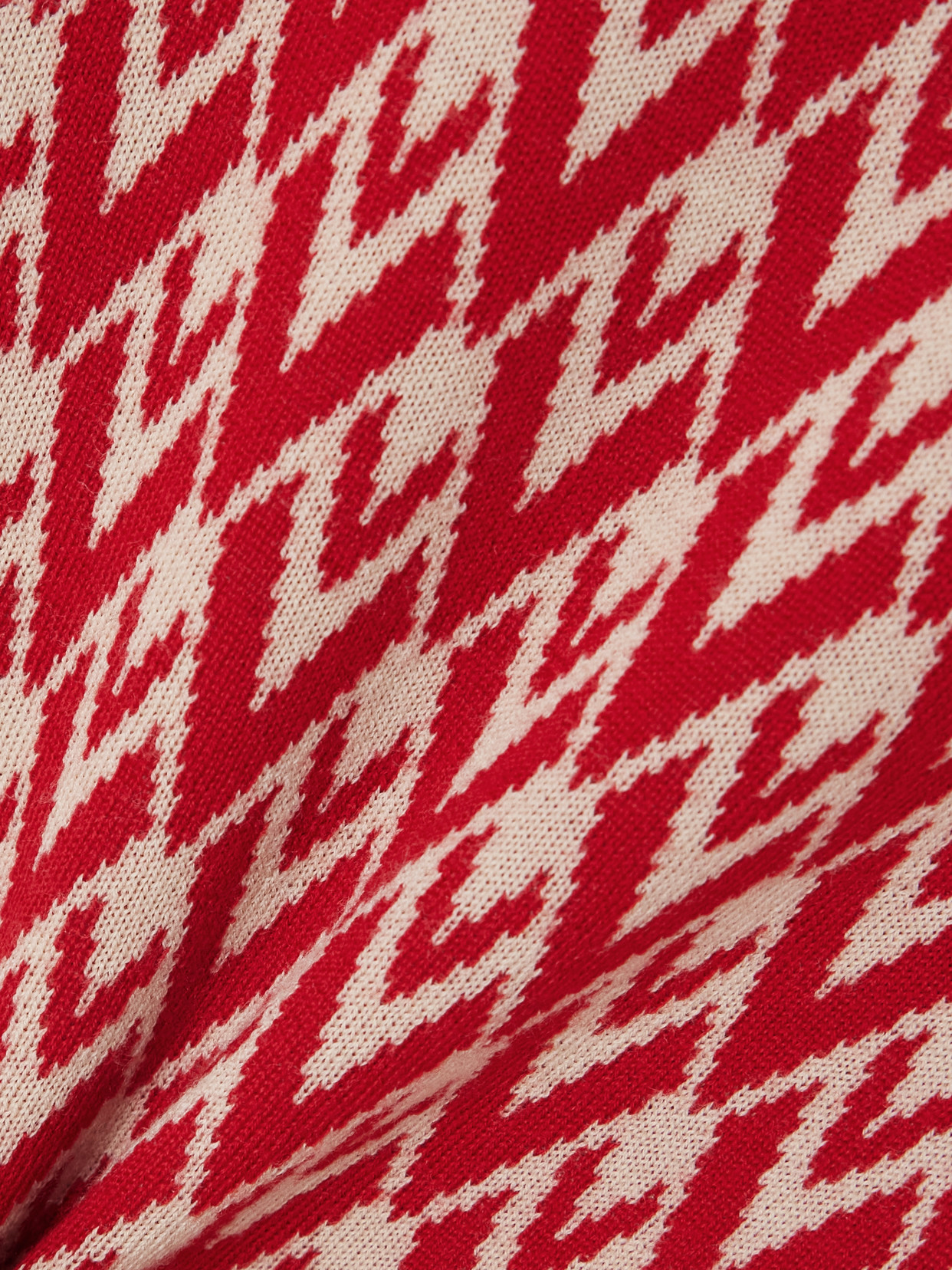 Valentino Jacquard-knit Wool Sweater