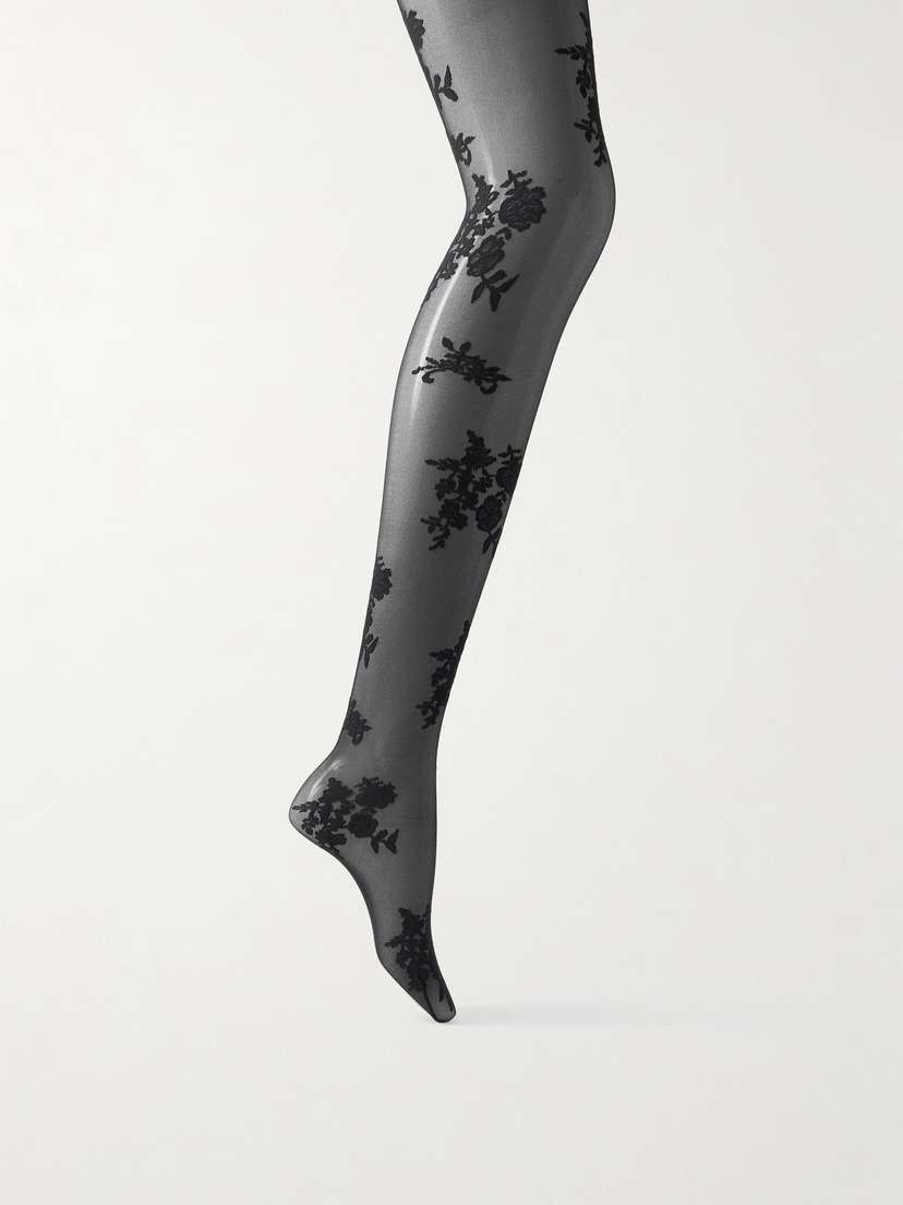 Valentino Garavani Stretch-lace Tights
