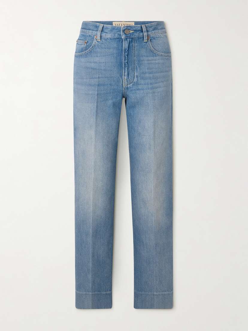 Valentino Garavani Mid-rise Straight-leg Jeans