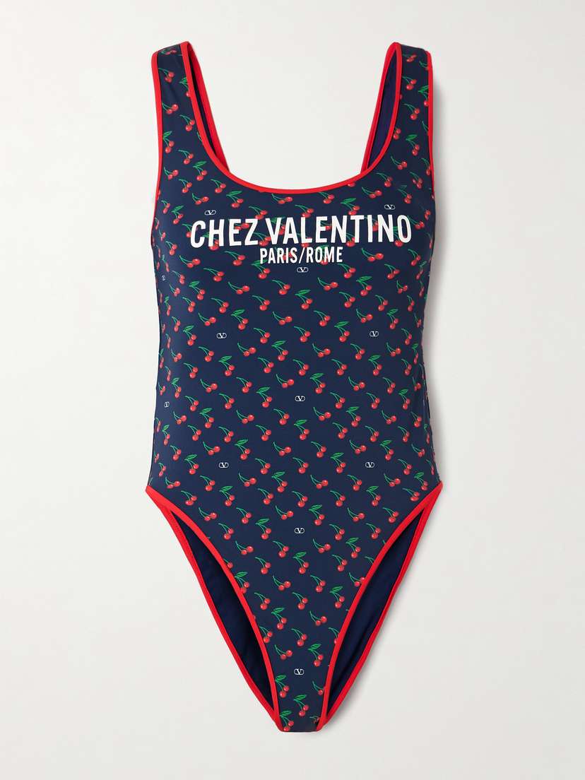 Valentino Garavani Printed Swimsuit