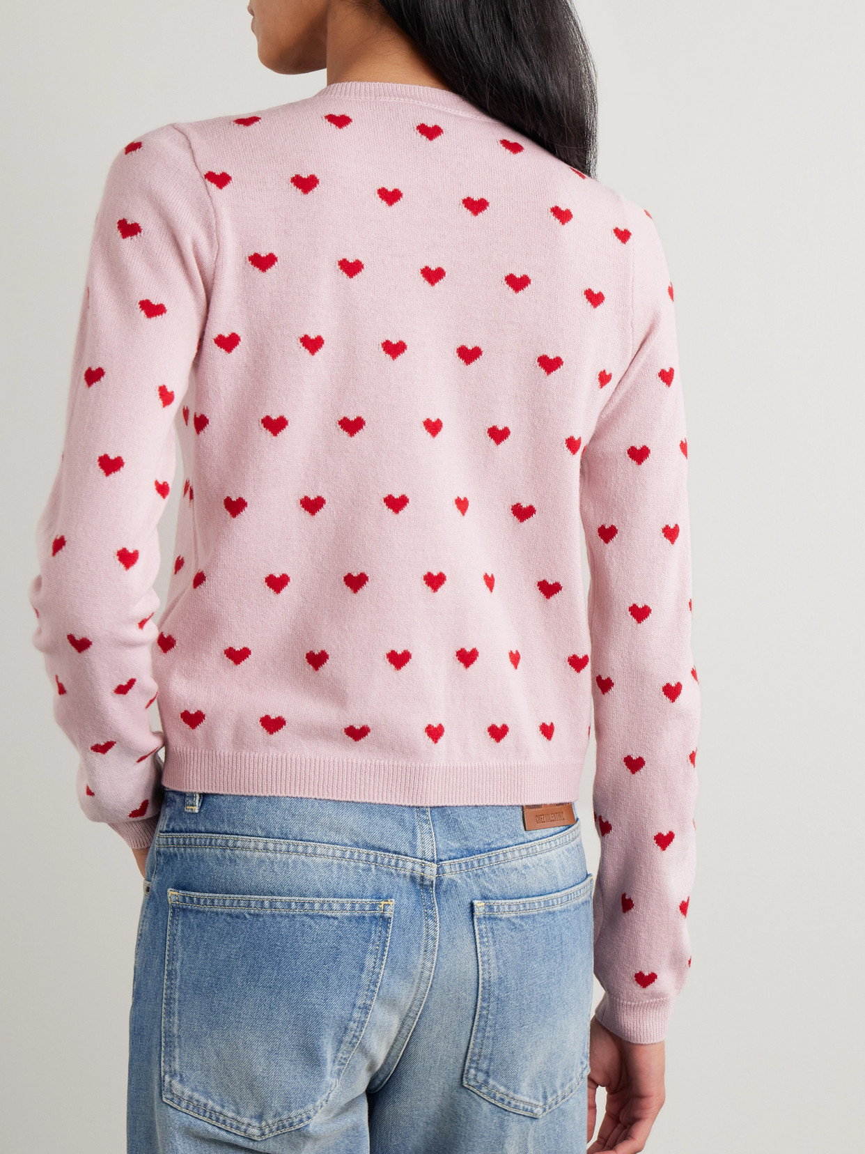 Valentino Intarsia Wool Cardigan