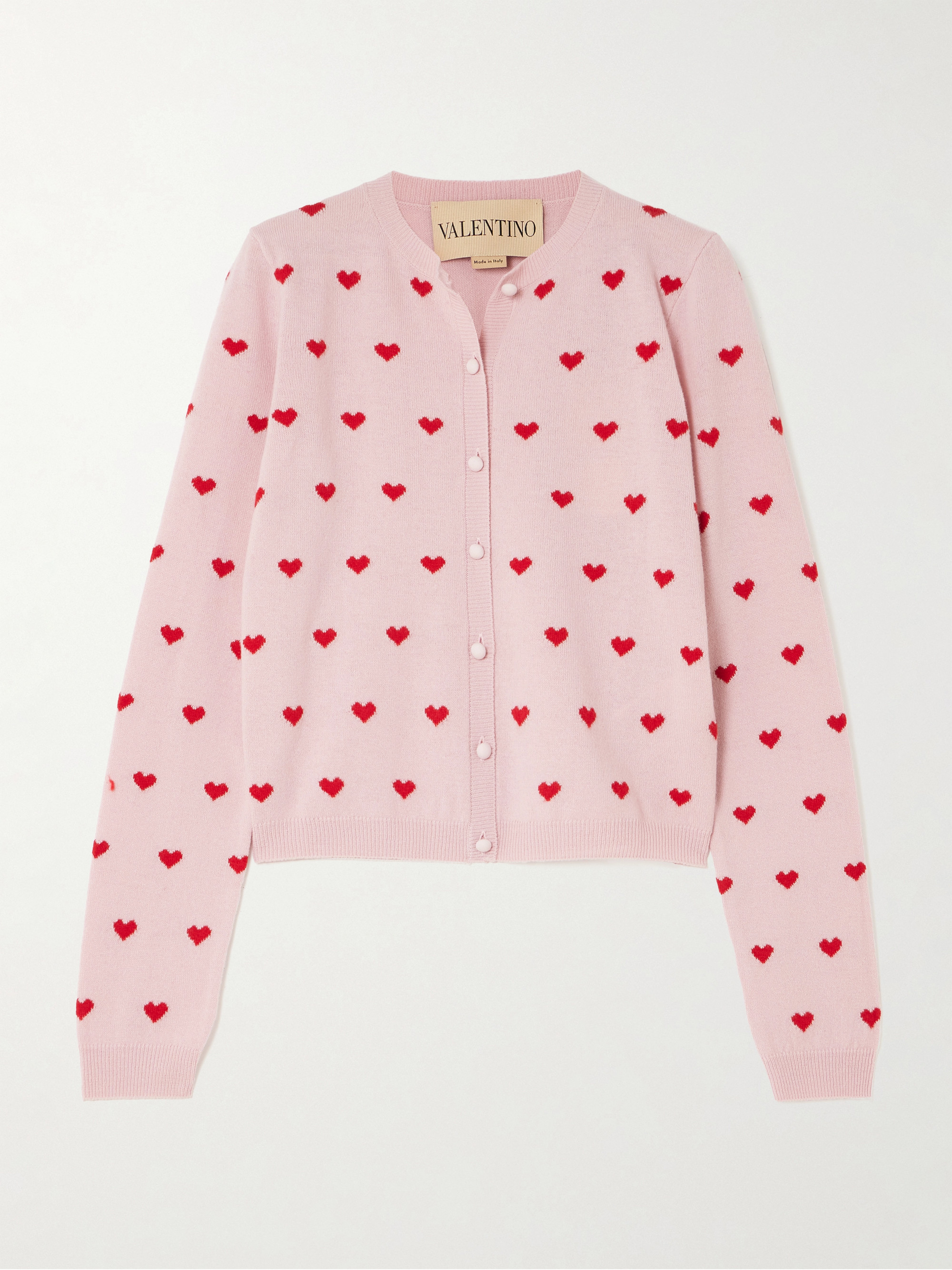 Valentino Intarsia wool cardigan