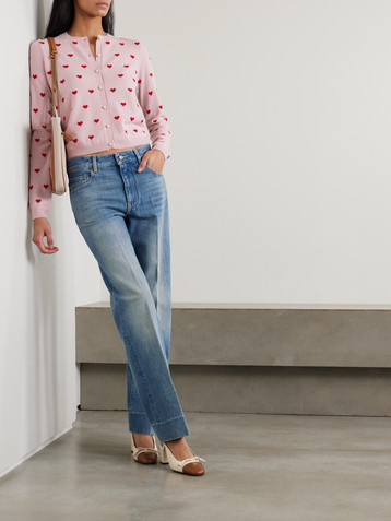 Valentino Garavani Intarsia wool cardigan