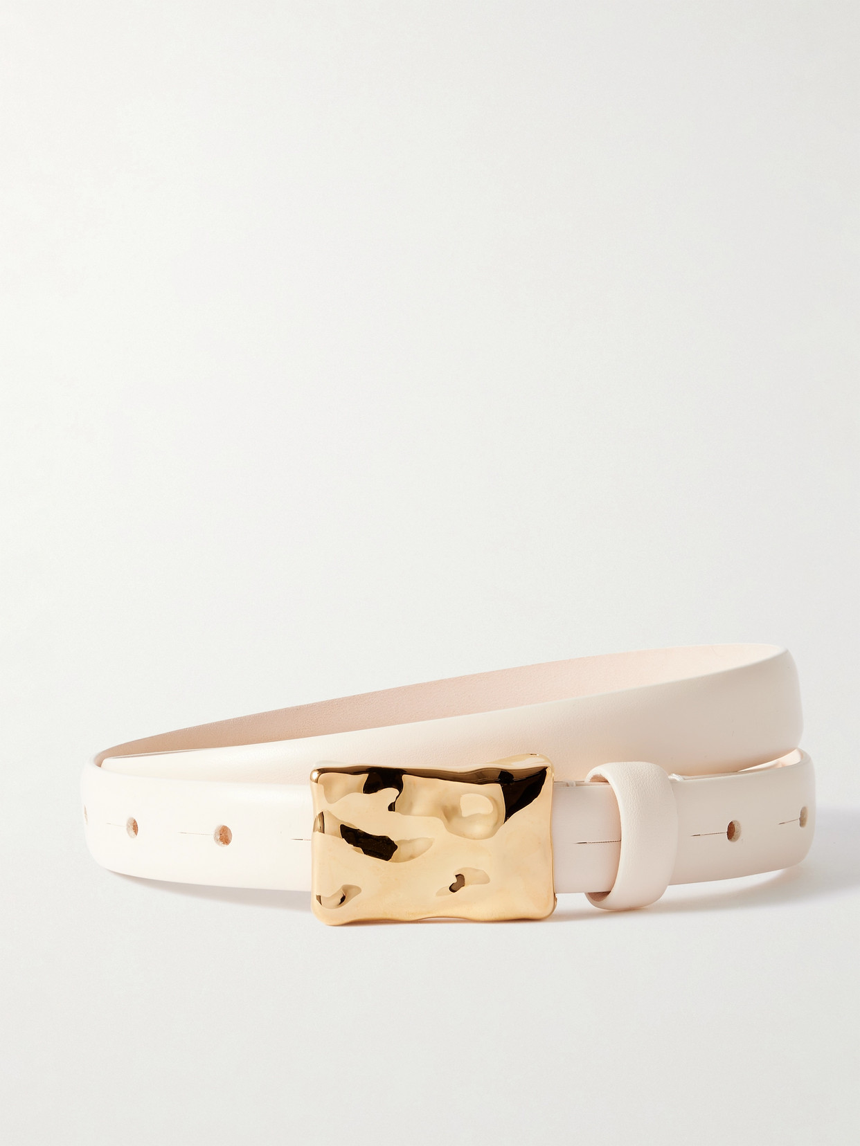 Déhanche - Meri Leather Belt - Ivory