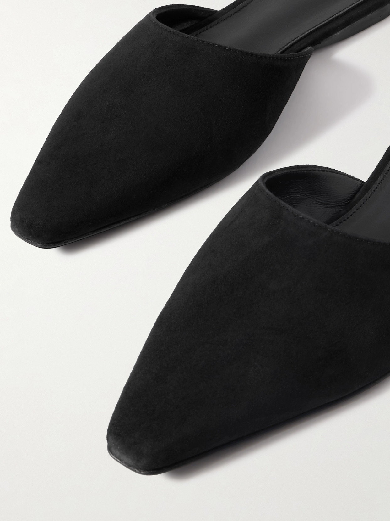 Tove Pheby Point-toe Suede Mules