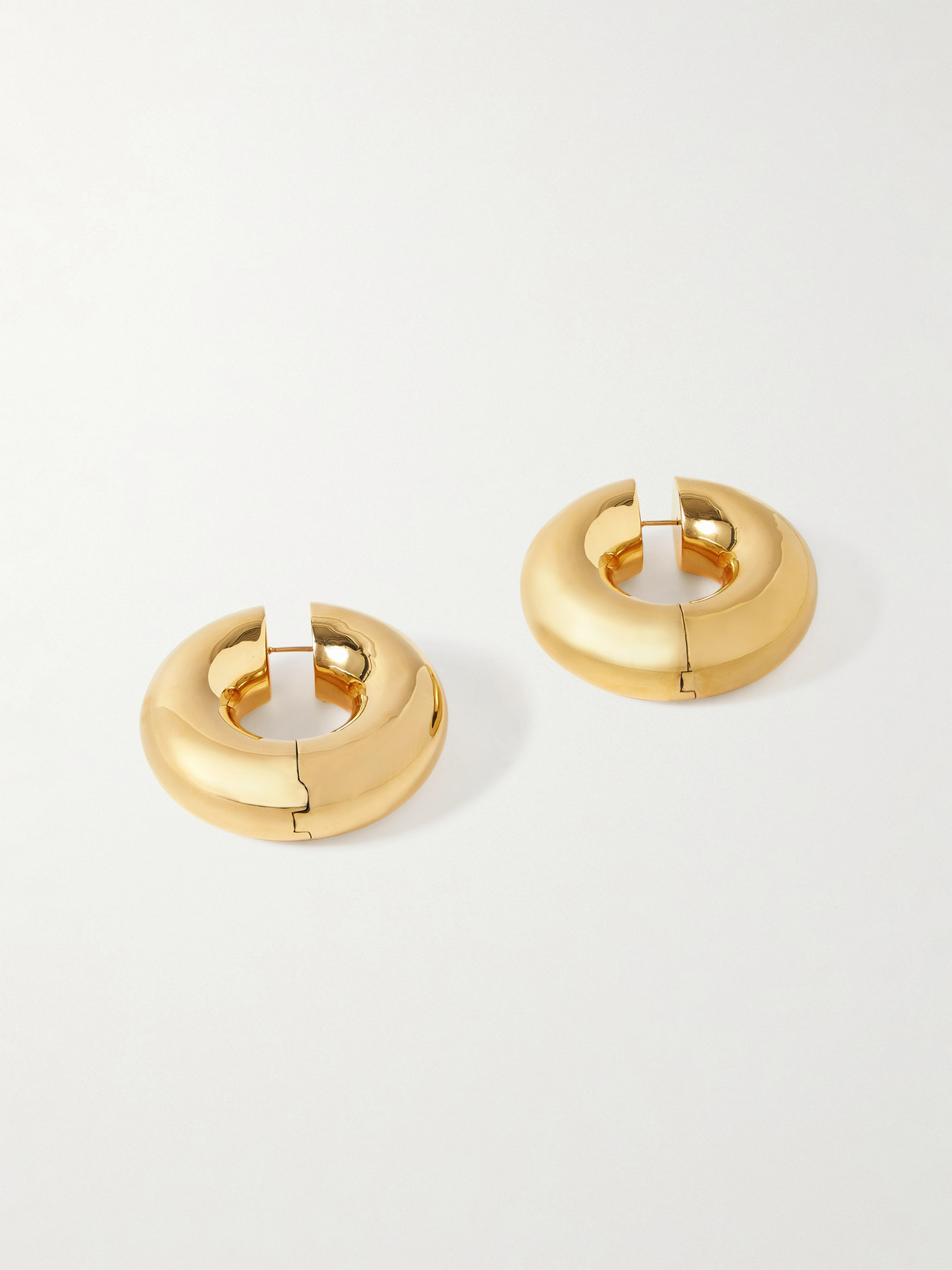 Uncommon Matters Stratus Large Gold-plated Hoop Earrings