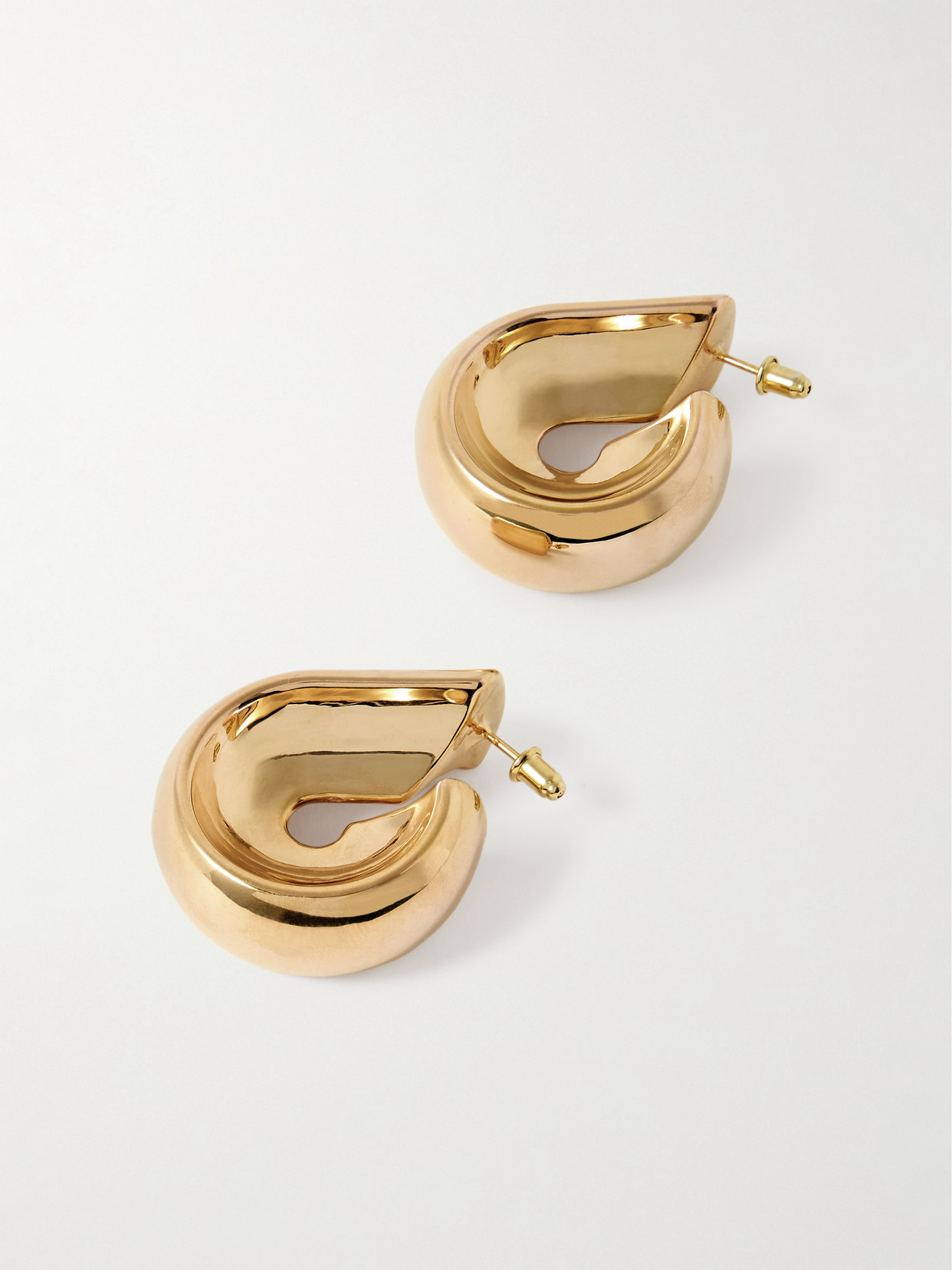 Uncommon Matters Creole Gold-tone Hoop Earrings