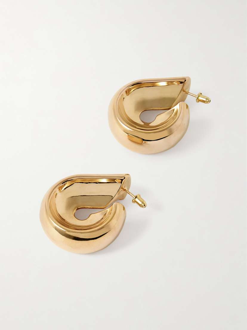 Uncommon Matters Creole Gold-tone Hoop Earrings