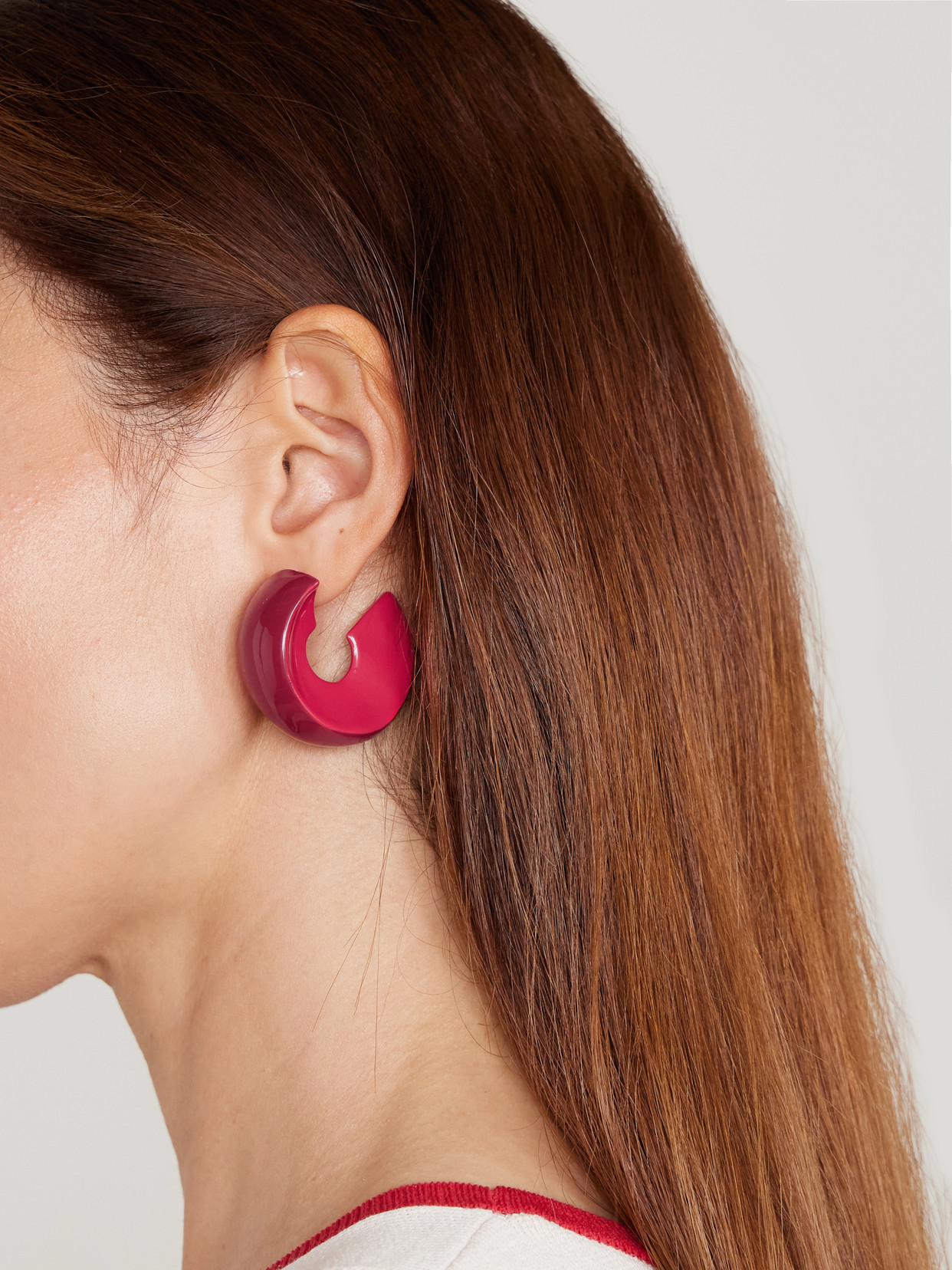 Uncommon Matters Creole Wood Hoop Earrings