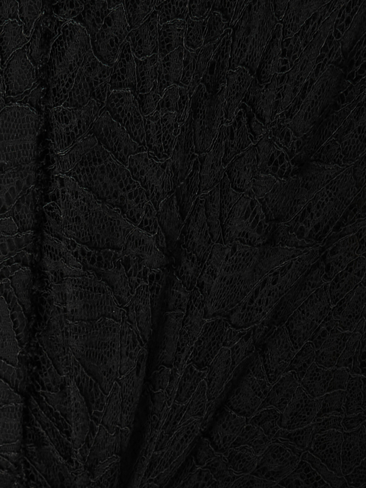 ALEXANDER MCQUEEN CAPE-EFFECT LACE MIDI DRESS