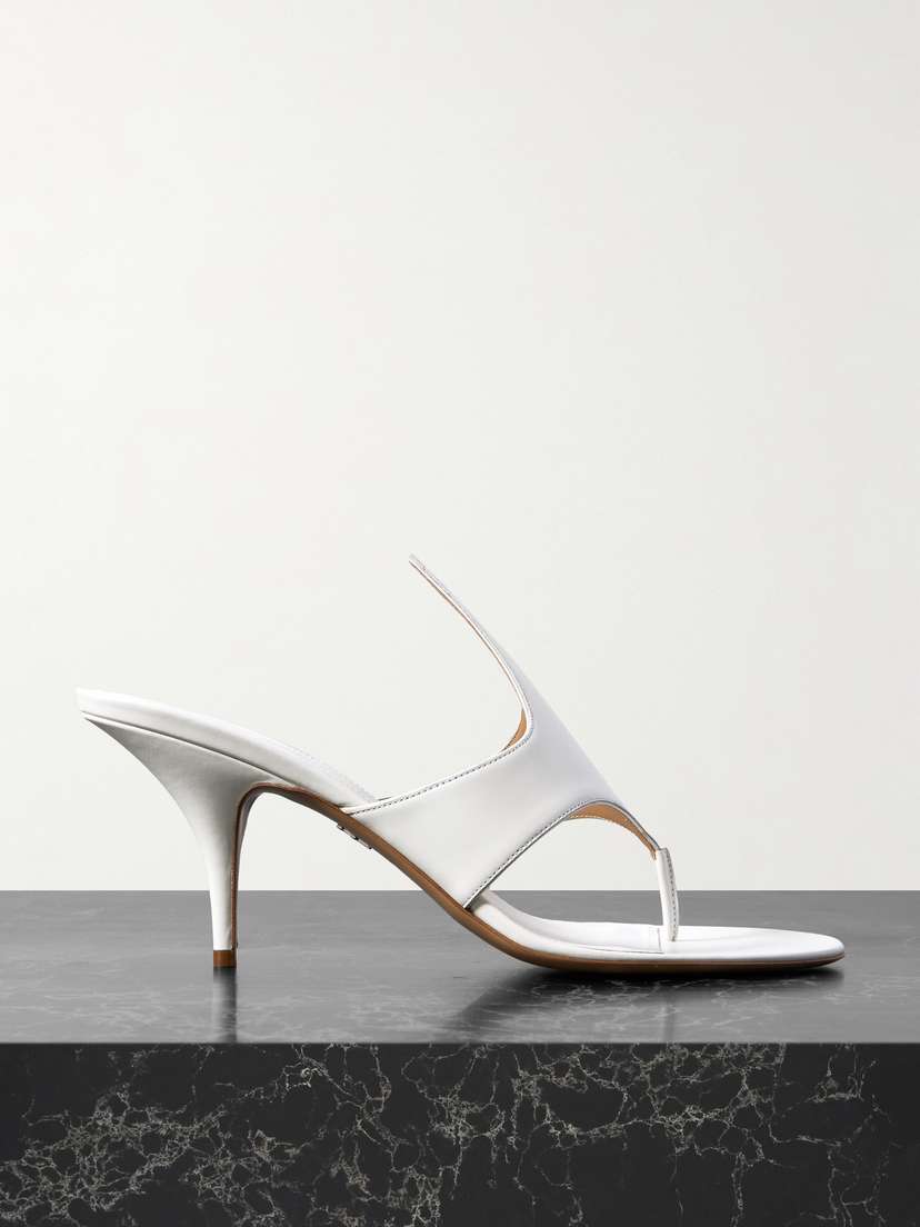 Ferragamo Lyrai Leather Mules