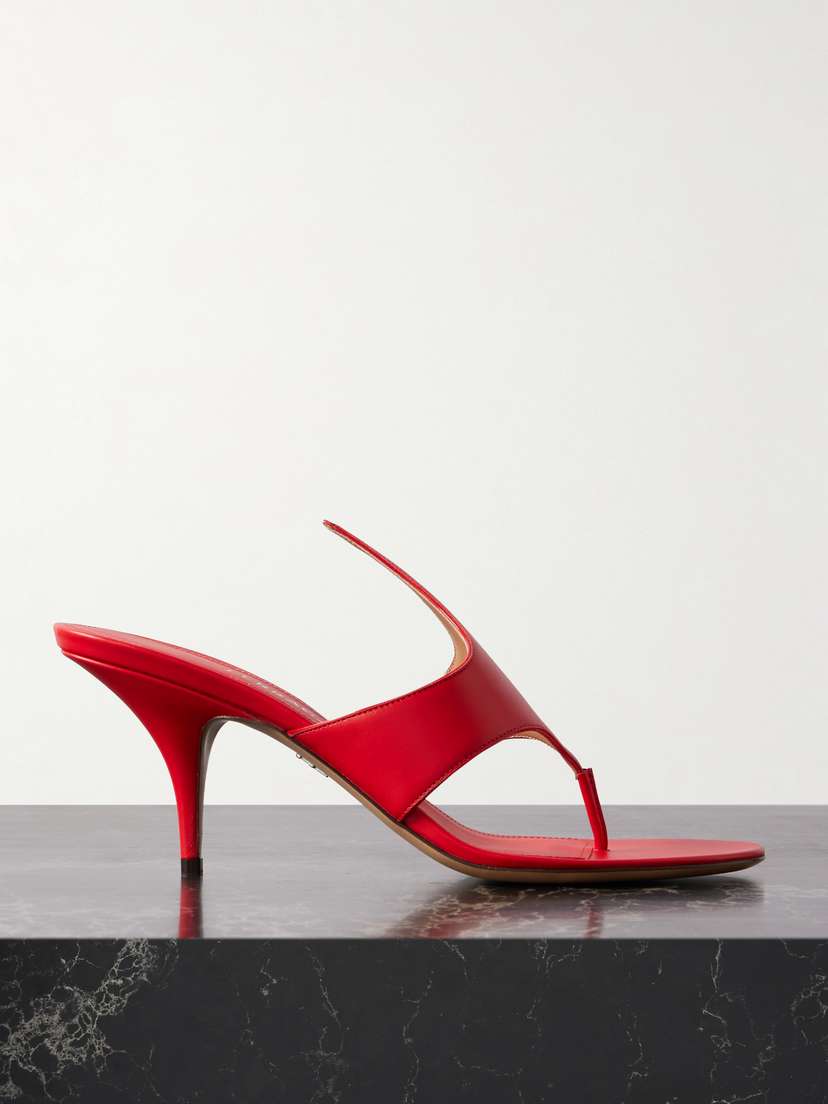 Ferragamo Lyrai Leather Mules