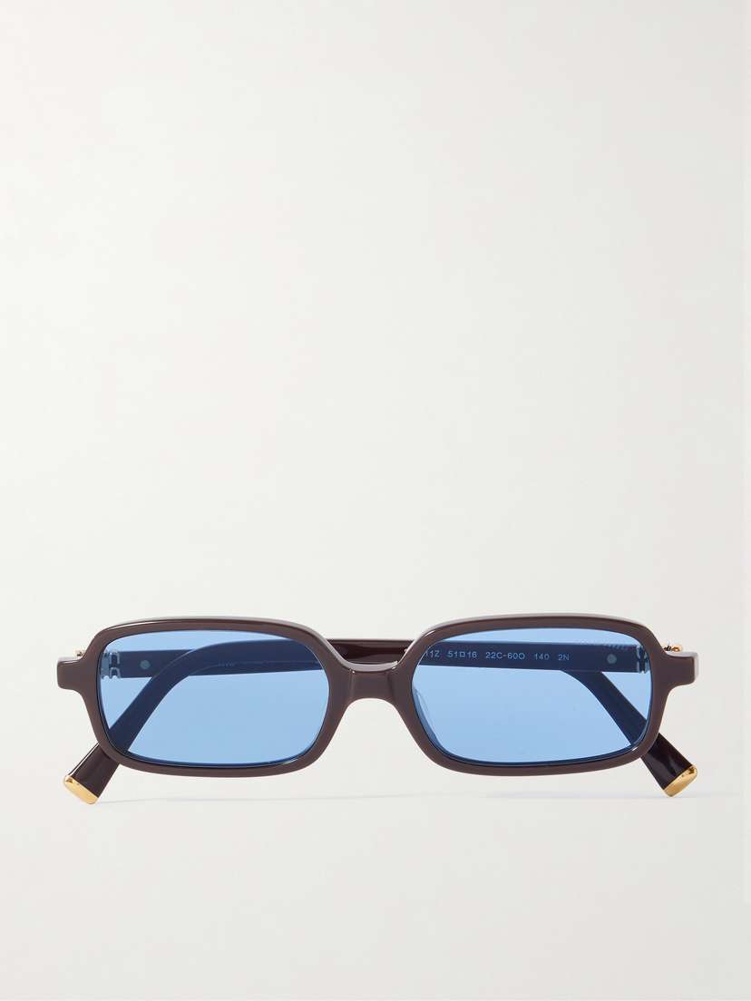 Miu Miu Eyewear Rectangular-frame Acetate Sunglasses