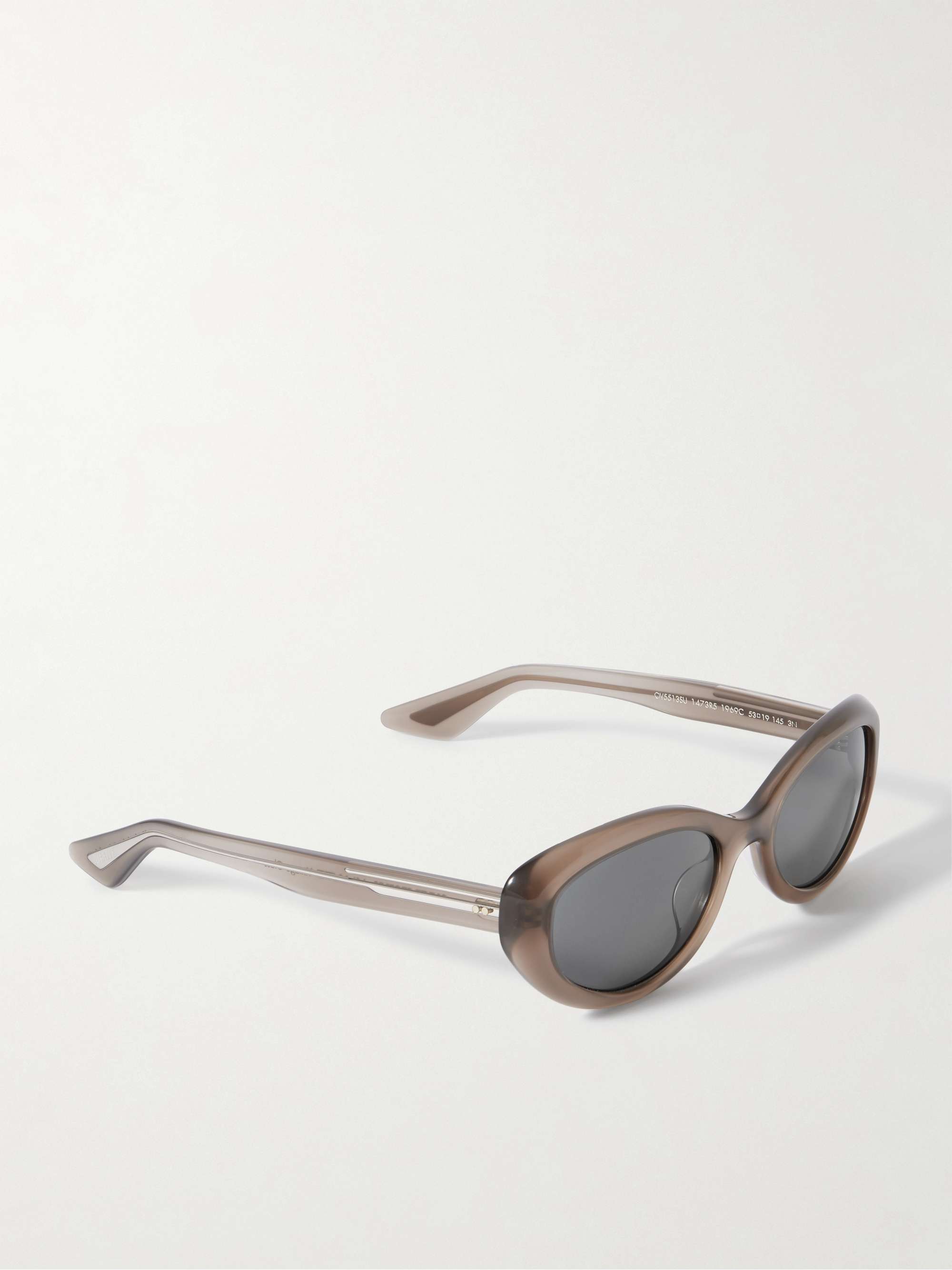 OLIVER PEOPLES + Khaite 1969 oval-frame acetate sunglasses