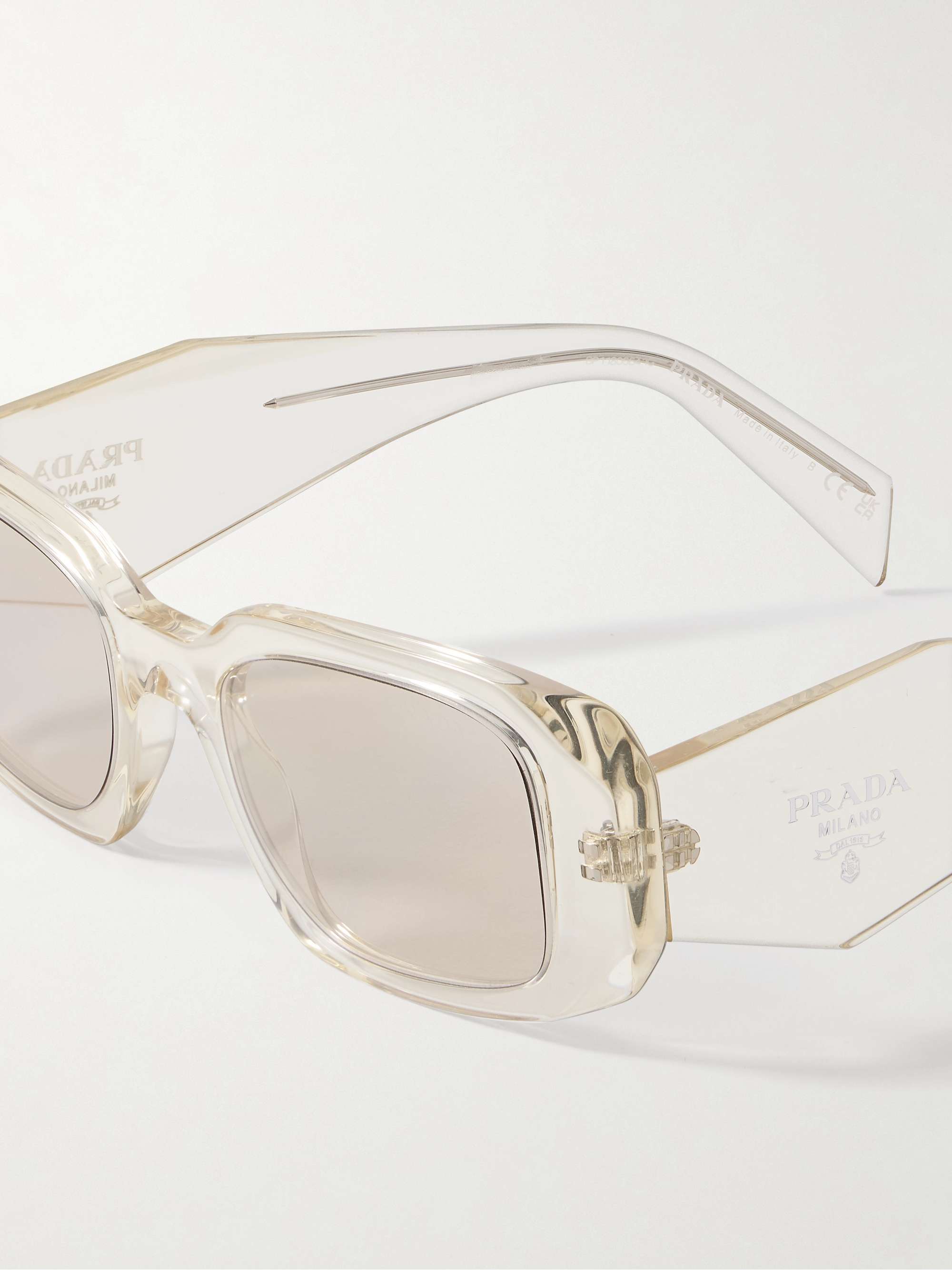 PRADA EYEWEAR Square-frame acetate sunglasses