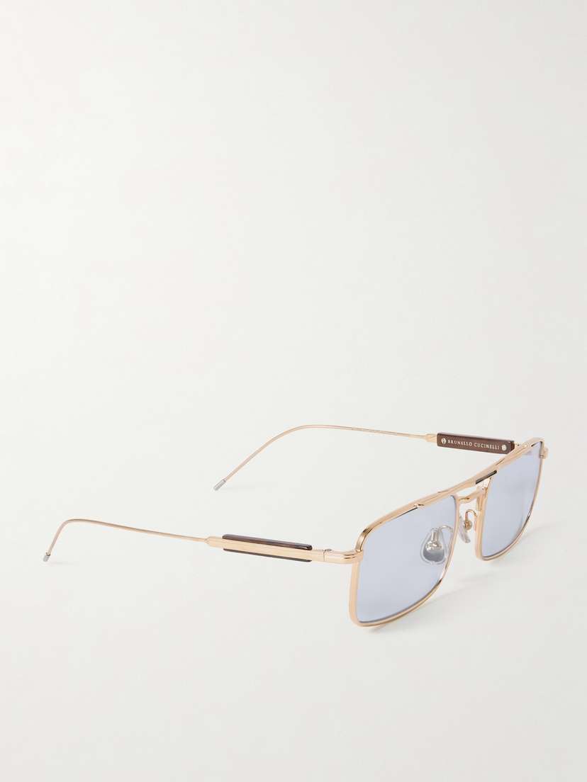 Aviator-style Titanium Sunglasses | Image | 2