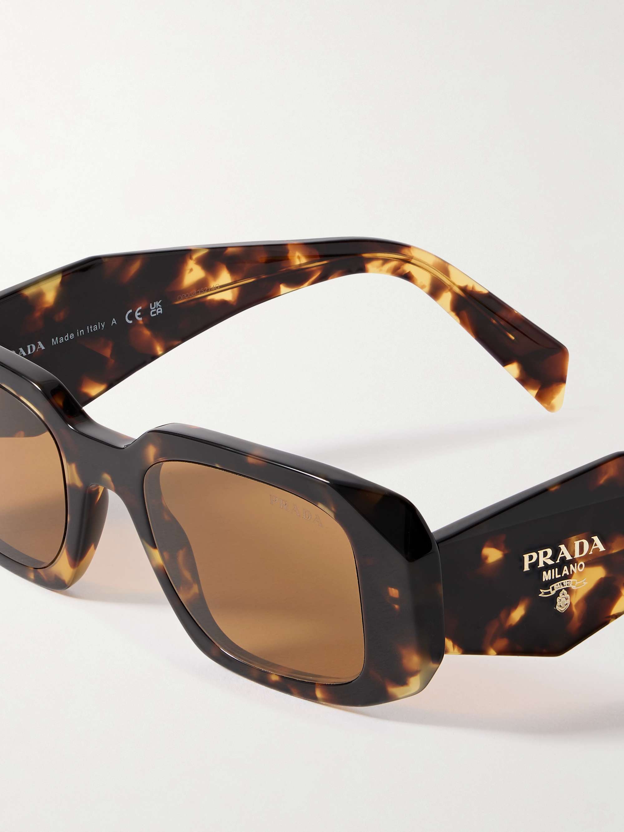 PRADA EYEWEAR Square-frame acetate sunglasses