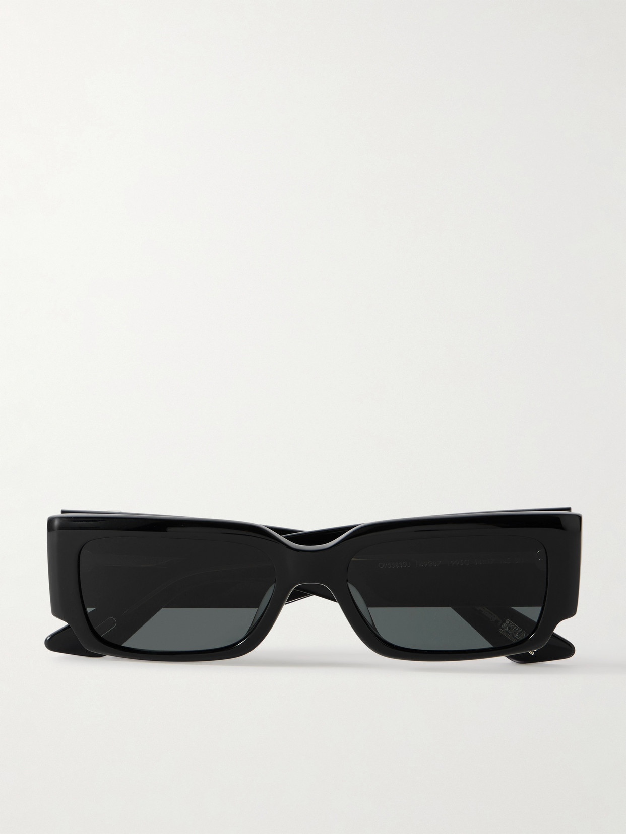 Oliver Peoples + Khaite 1995c Square-frame Acetate Sunglasses In Black