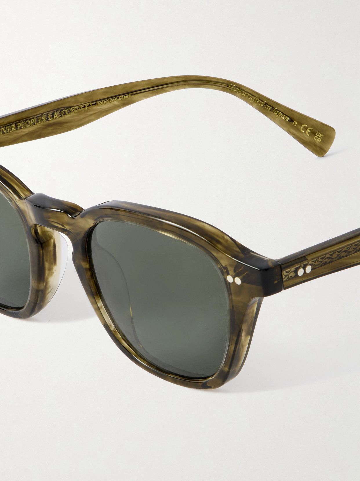Oliver Peoples Eyles Round-frame Acetate Sunglasses