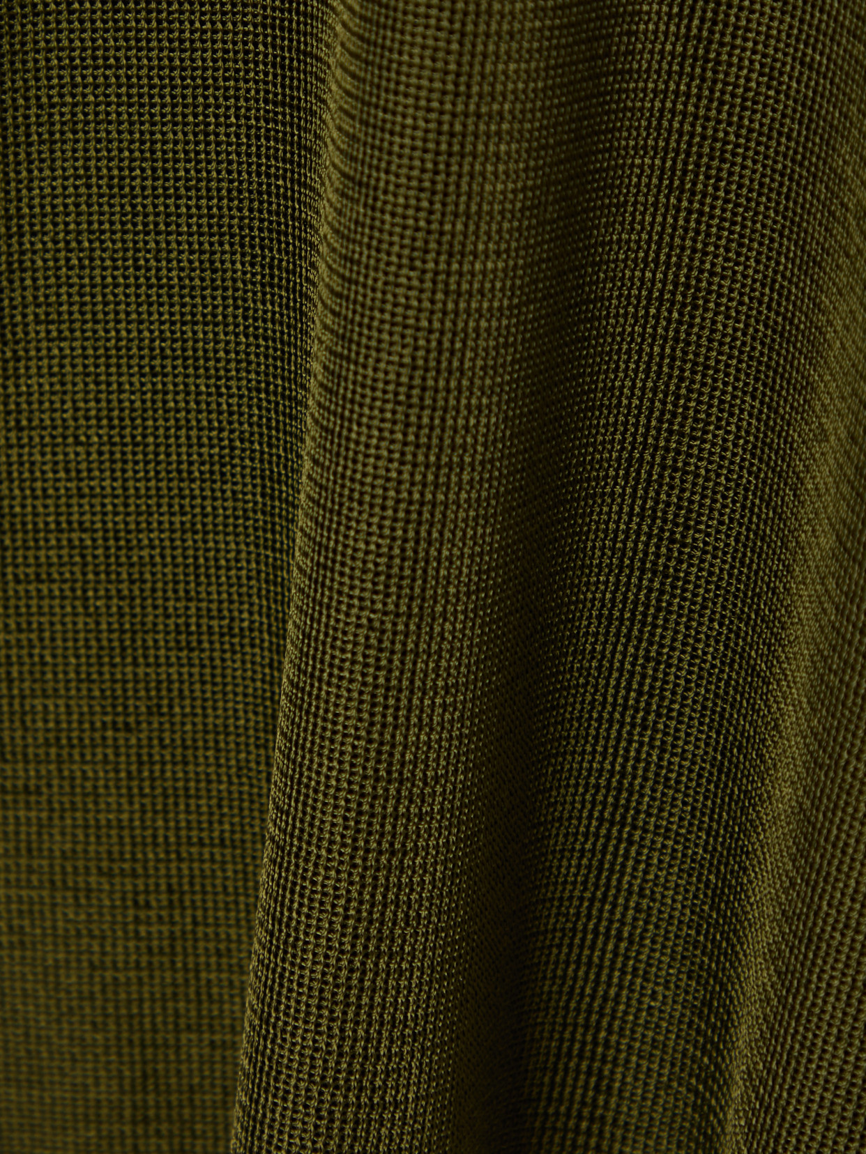 Saint Laurent Cassandre Knitted Top In Green