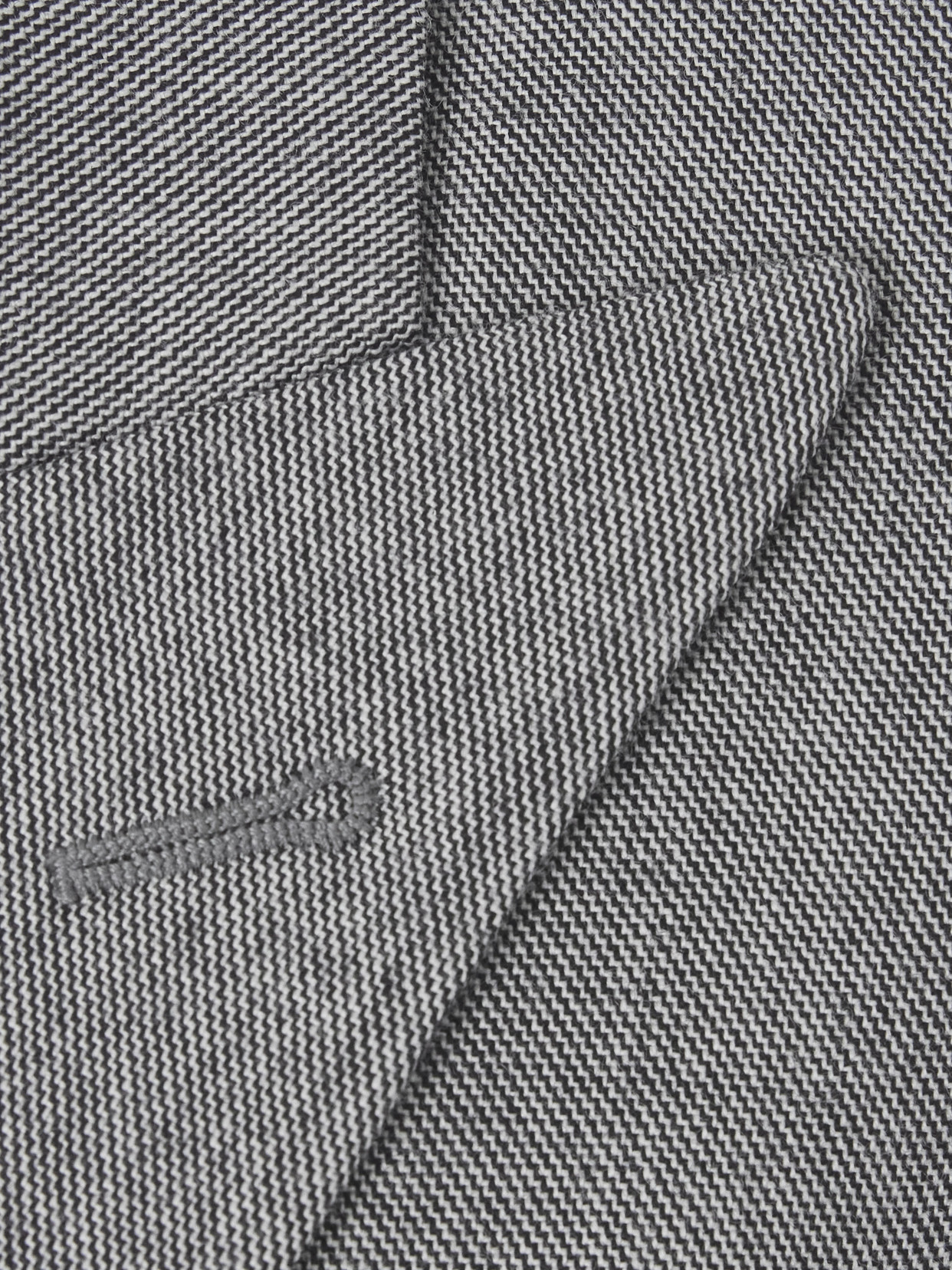 Saint Laurent Double-breasted Wool-twill Blazer In Gray