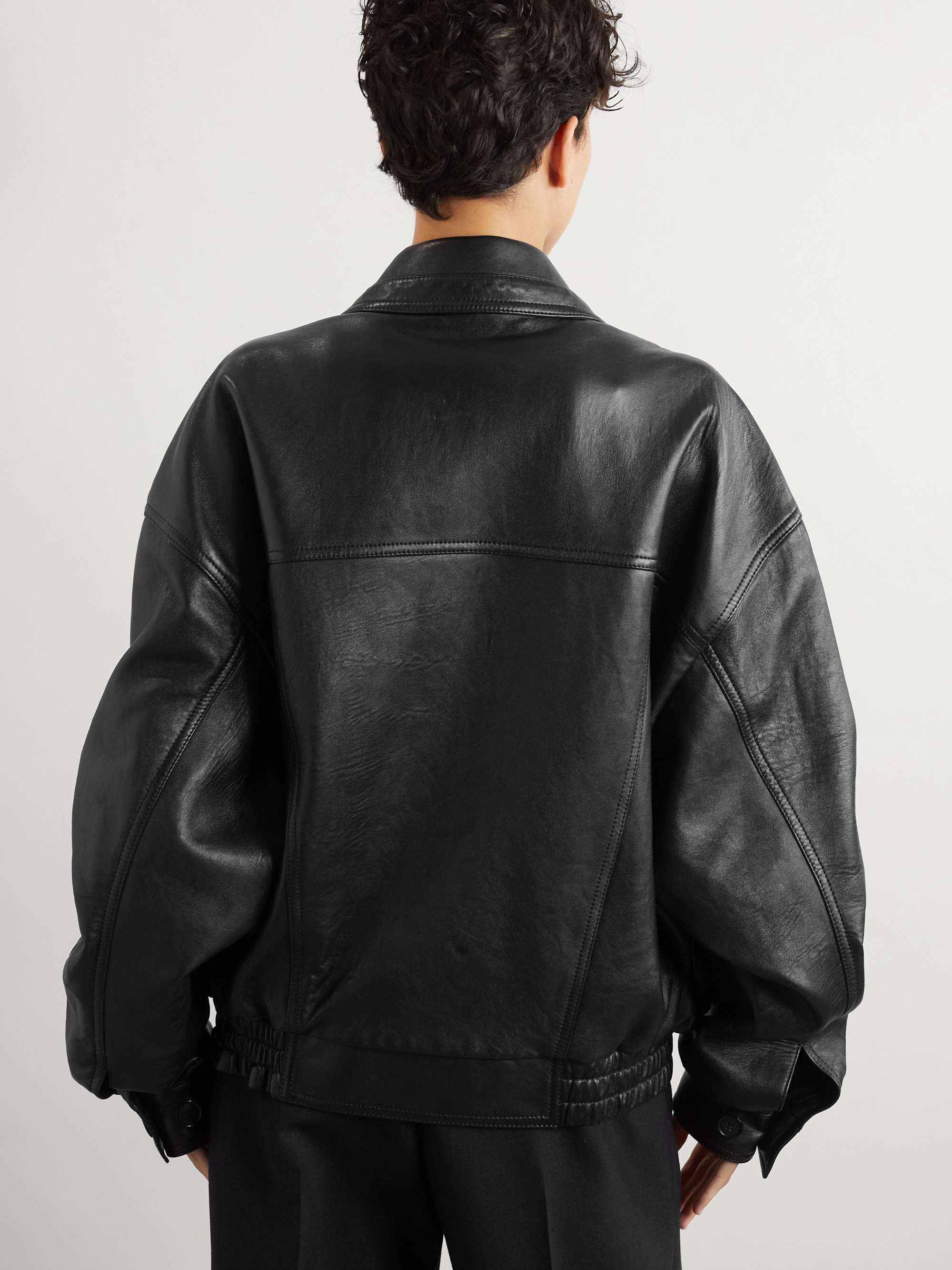 SAINT LAURENT Leather jacket | NET-A-PORTER SAINT LAURENT Leather jacket | NET-A-PORTER