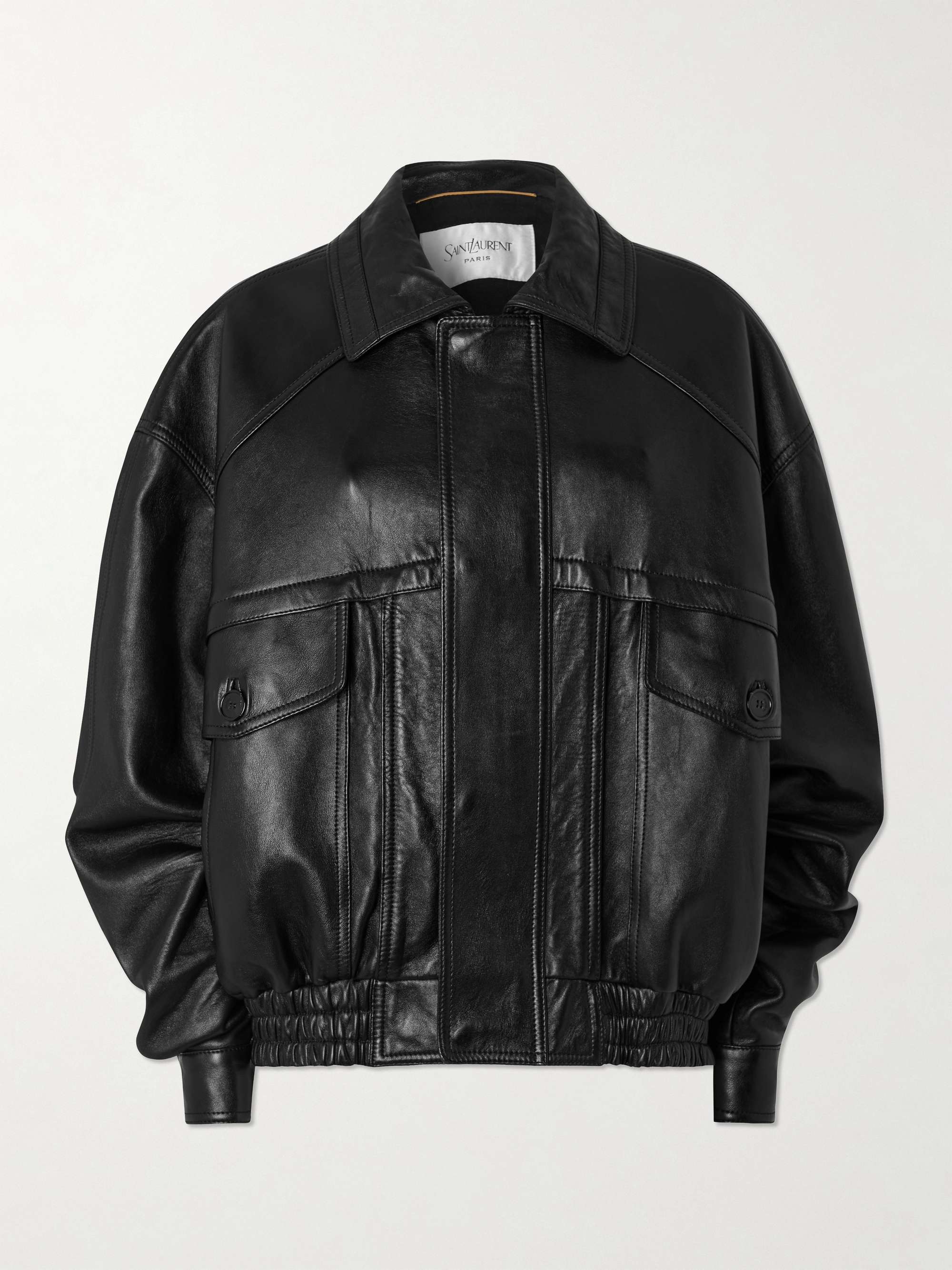SAINT LAURENT Leather jacket | NET-A-PORTER SAINT LAURENT Leather jacket | NET-A-PORTER