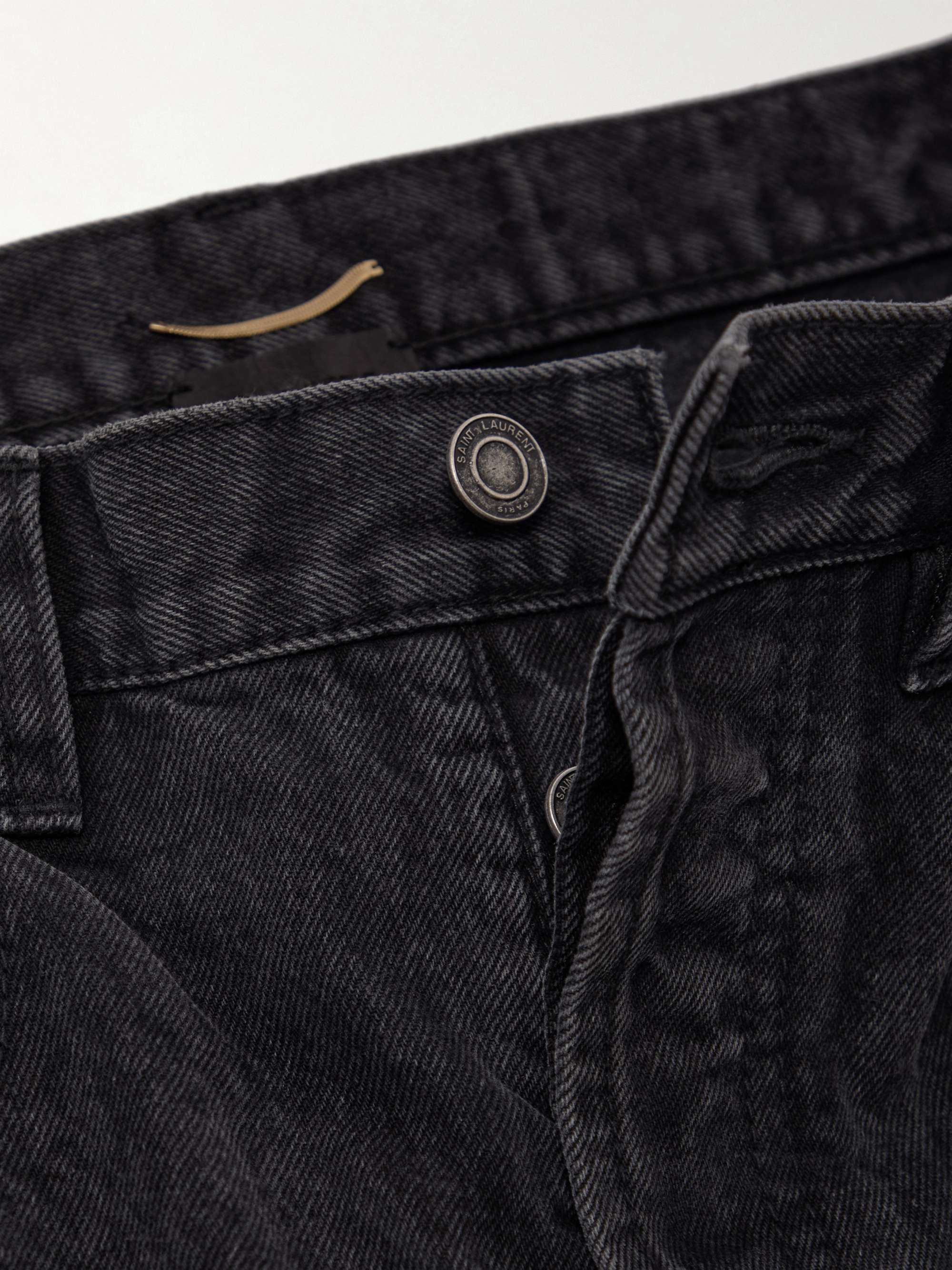 SAINT LAURENT High-rise tapered jeans | NET-A-PORTER SAINT LAURENT High-rise tapered jeans | NET-A-PORTER