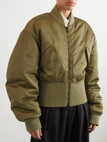 Saint Laurent Shell bomber jacket