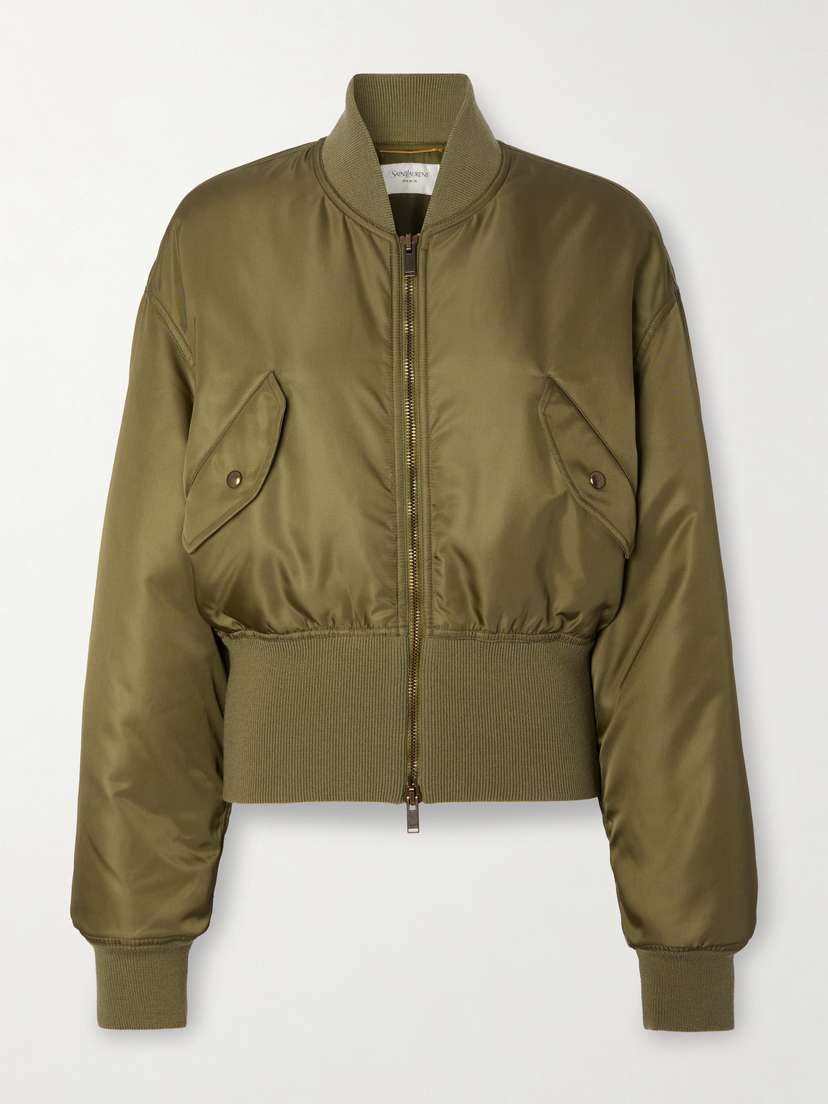 Saint Laurent Shell Bomber Jacket