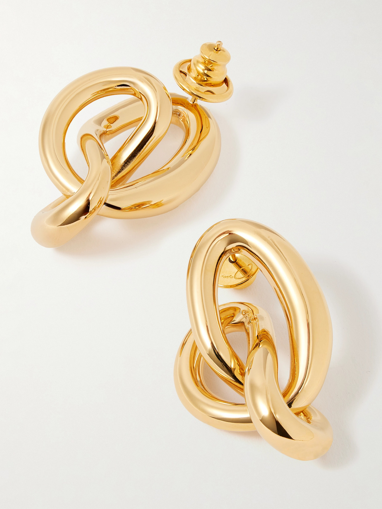 Oscar De La Renta Gold-tone Earrings