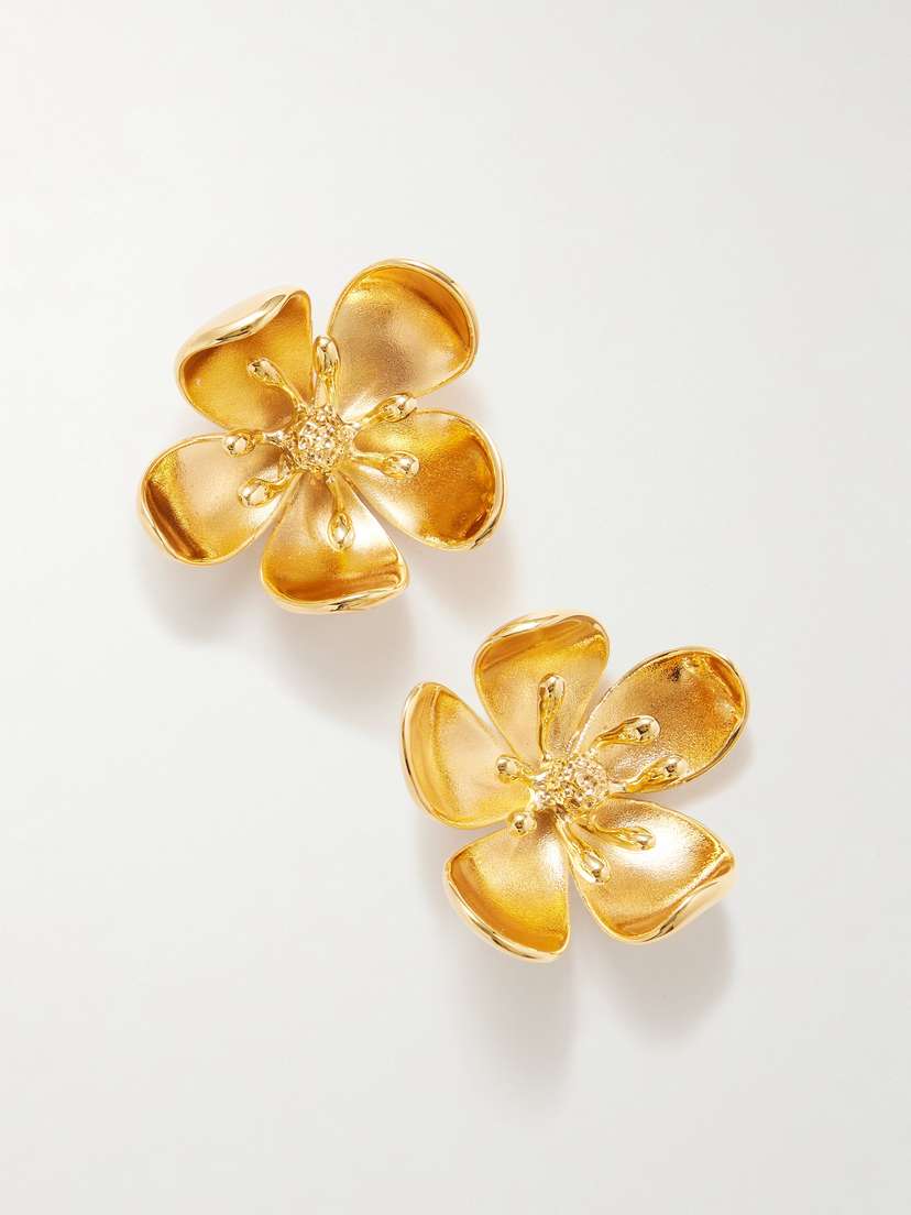 Oscar de la Renta tone Earrings