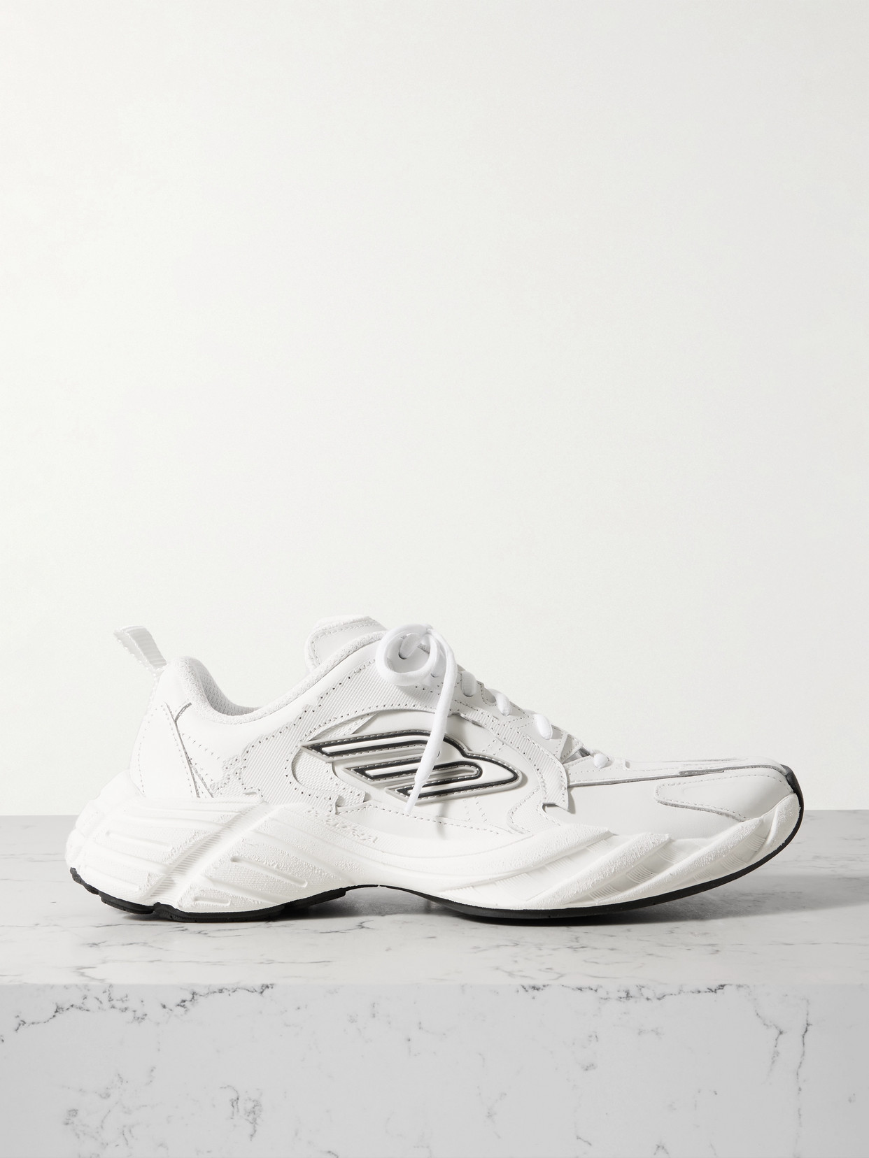 Balenciaga Monday Low-top Sneakers In White