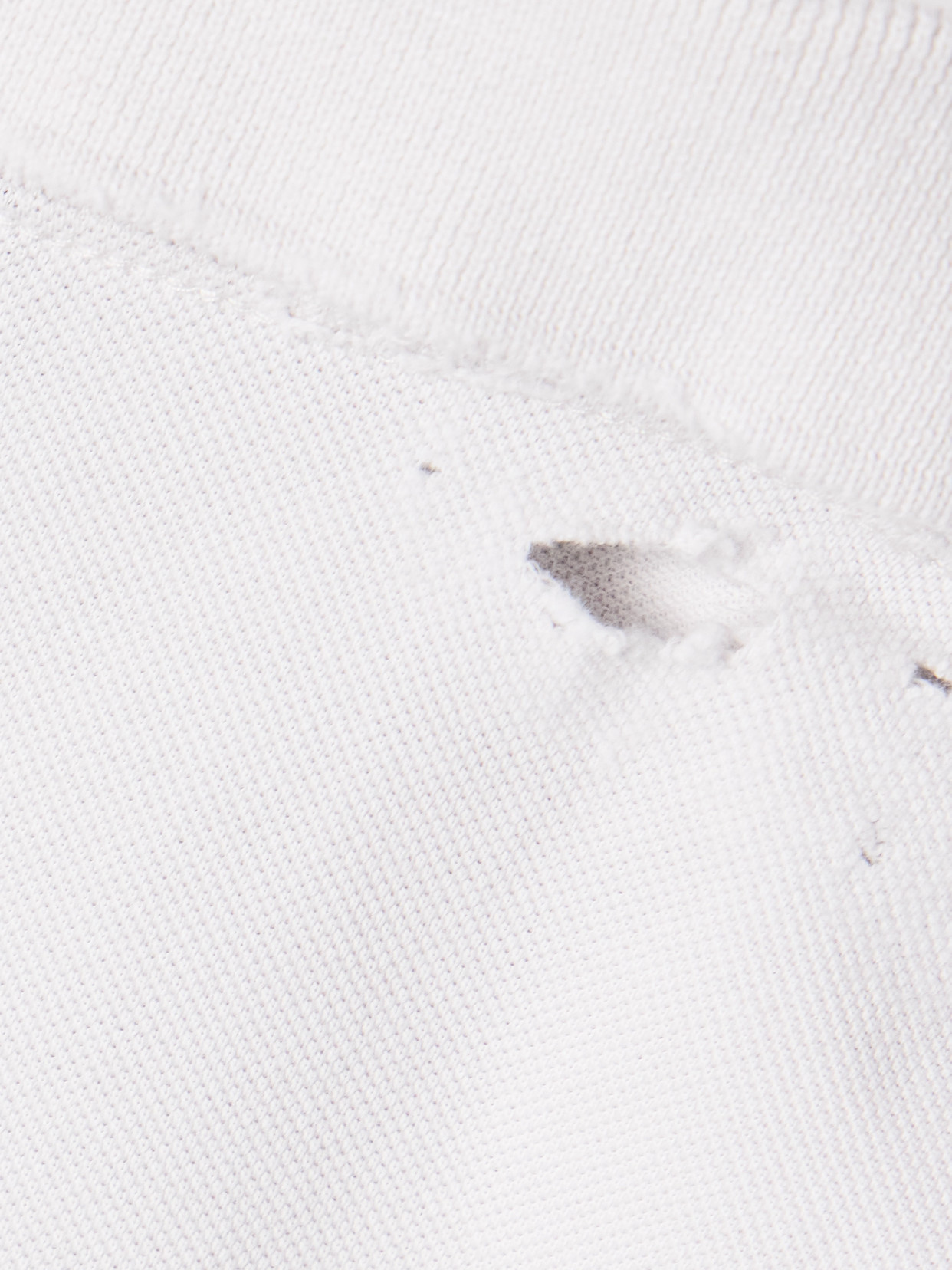 Distressed Embroidered Cotton-Piqué Polo