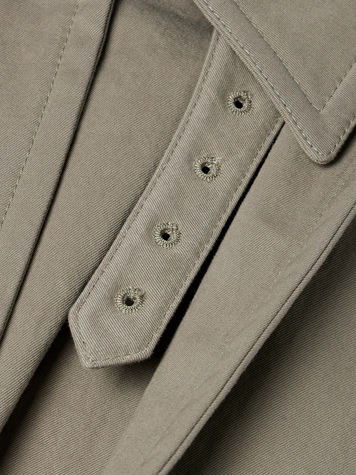 Balenciaga Oversized Cropped Cotton-gabardine Trench Coat In Multi