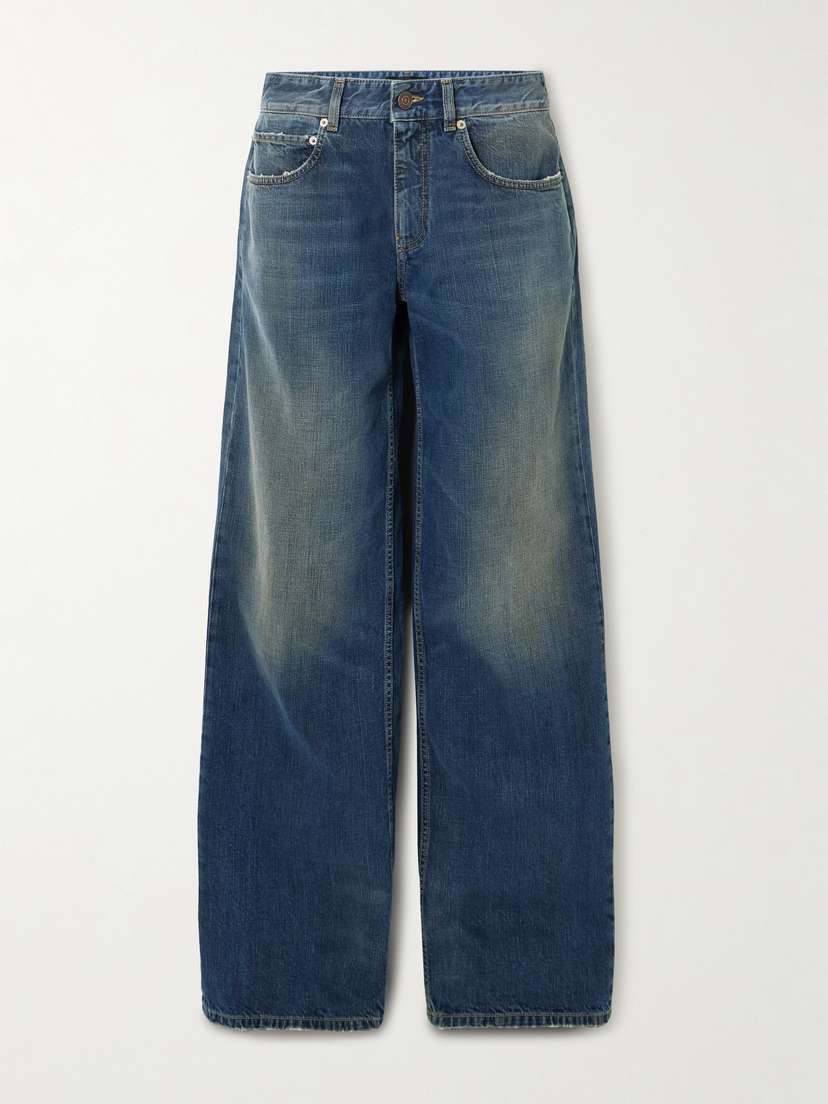 Balenciaga — Mid-rise wide-leg jeans