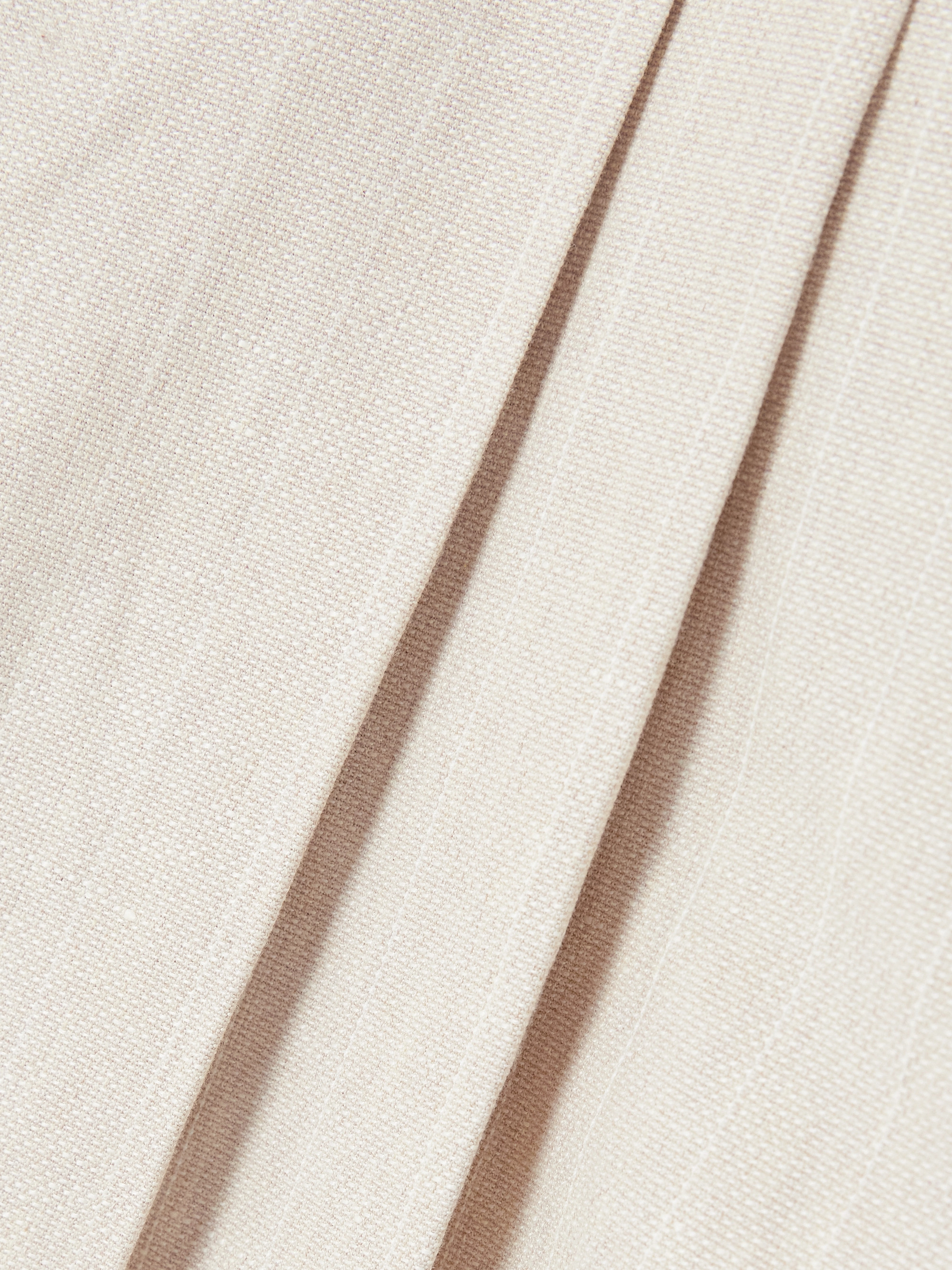 Theory Pleated linen-blend canvas shorts thumbnail