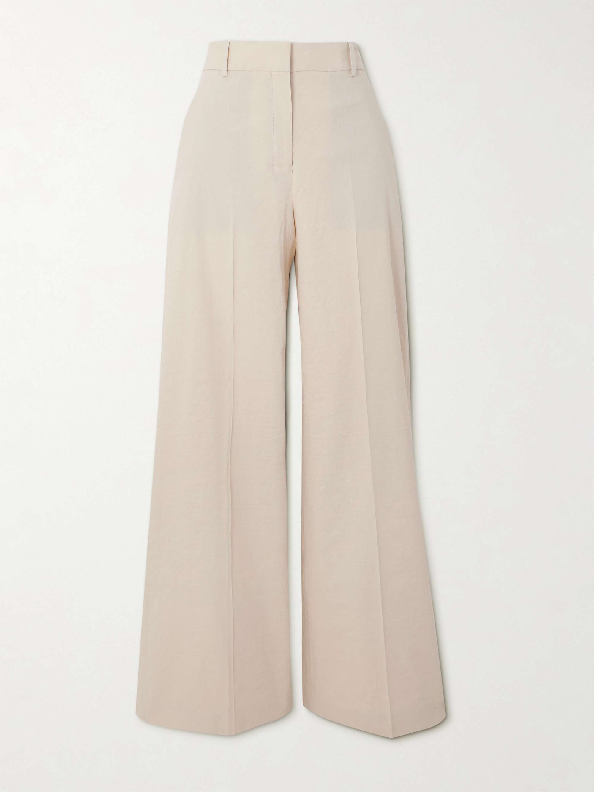 THEORY リネン混 ワイドパンツ | NET-A-PORTER THEORY リネン混 ワイドパンツ | NET-A-PORTER
