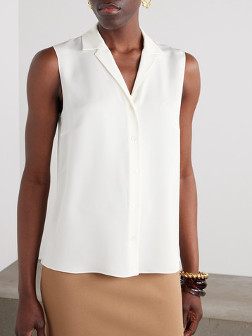 Theory Silk-chiffon shirt