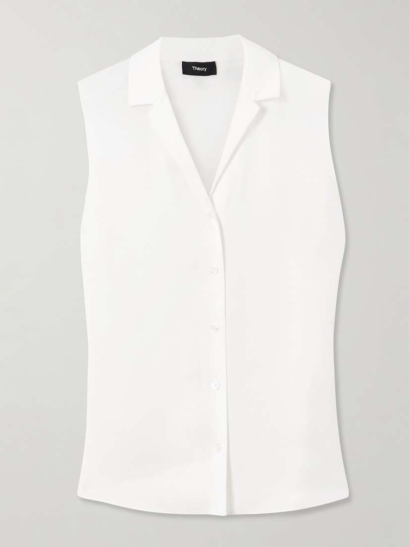 Theory Silk-chiffon Shirt