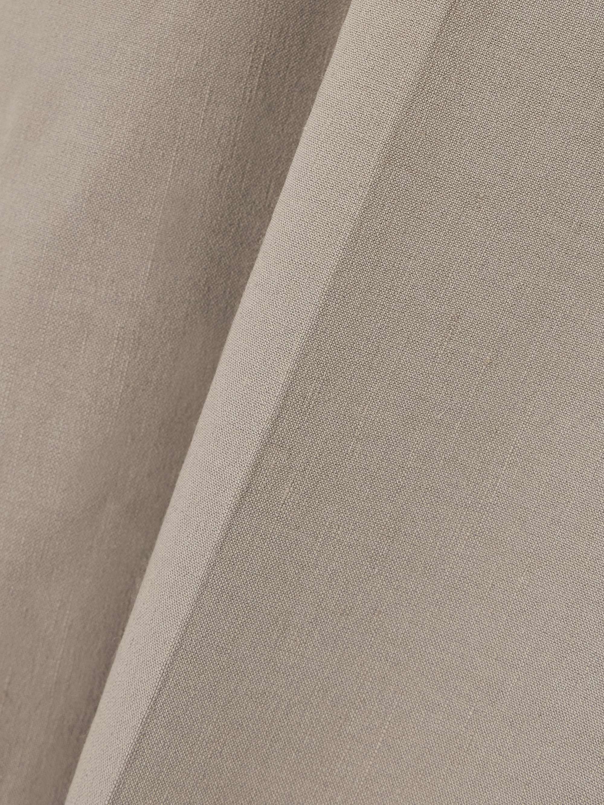 THEORY Treeca cropped stretch linen-blend straight-leg pants