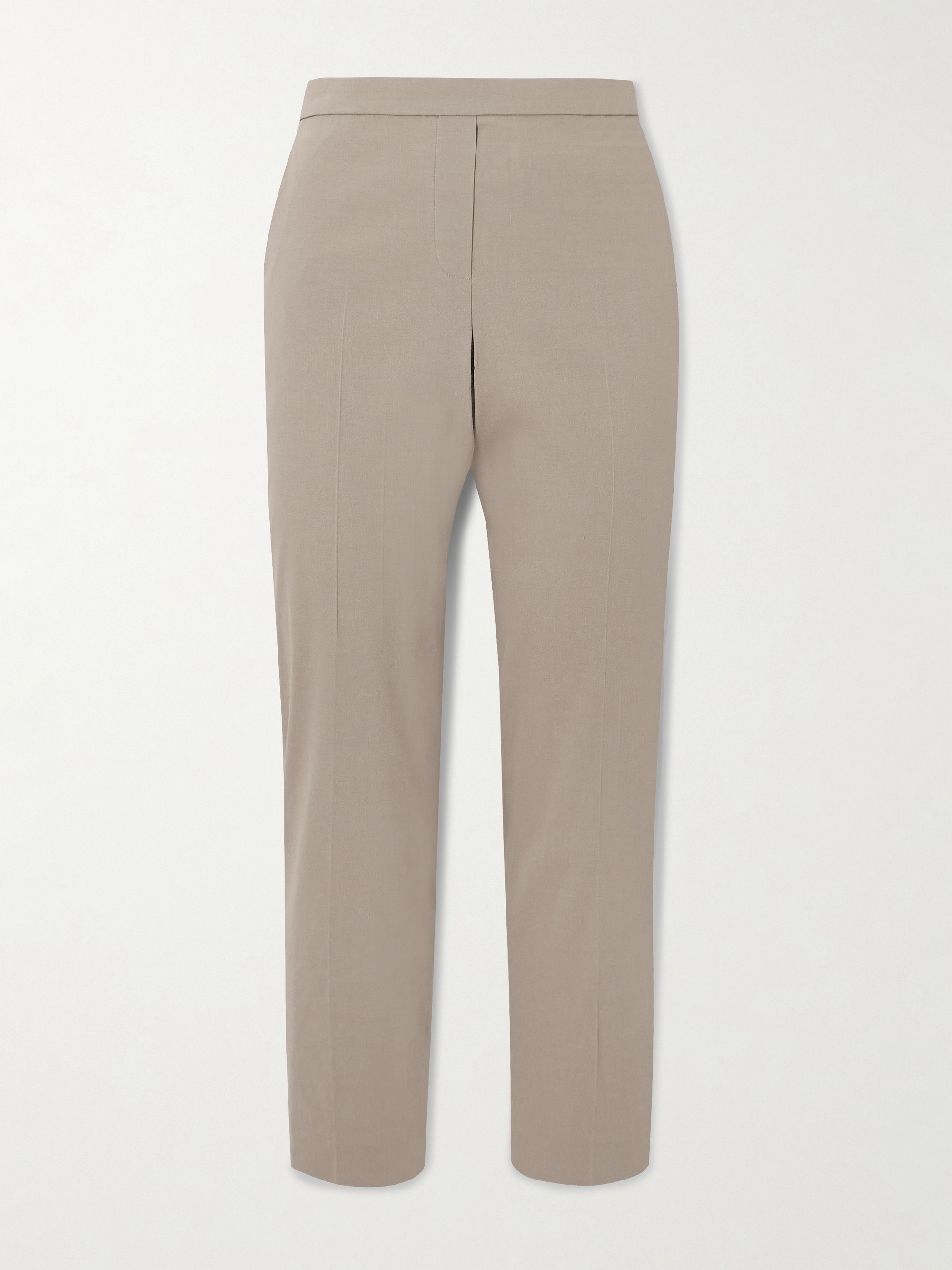 Treeca linen-blend skinny-leg pants — Image 11