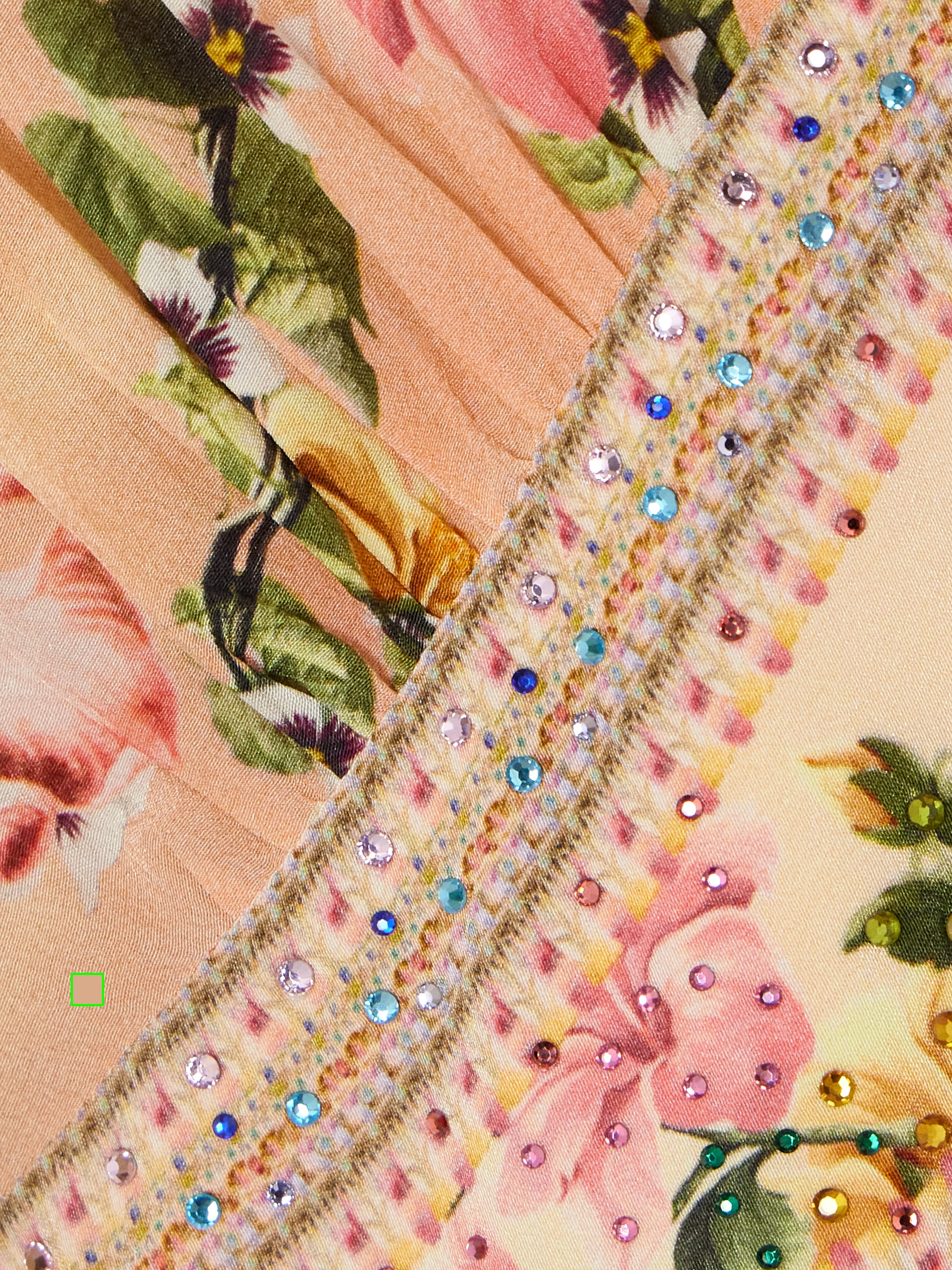 Camilla + The White Lotus crystal-embellished printed silk-satin maxi dress thumbnail